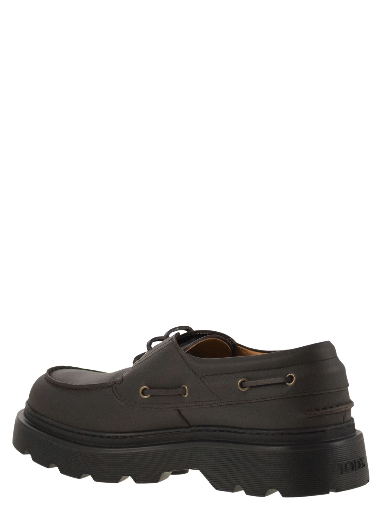 Tod's Men Leather Boat Shoe TOD'S