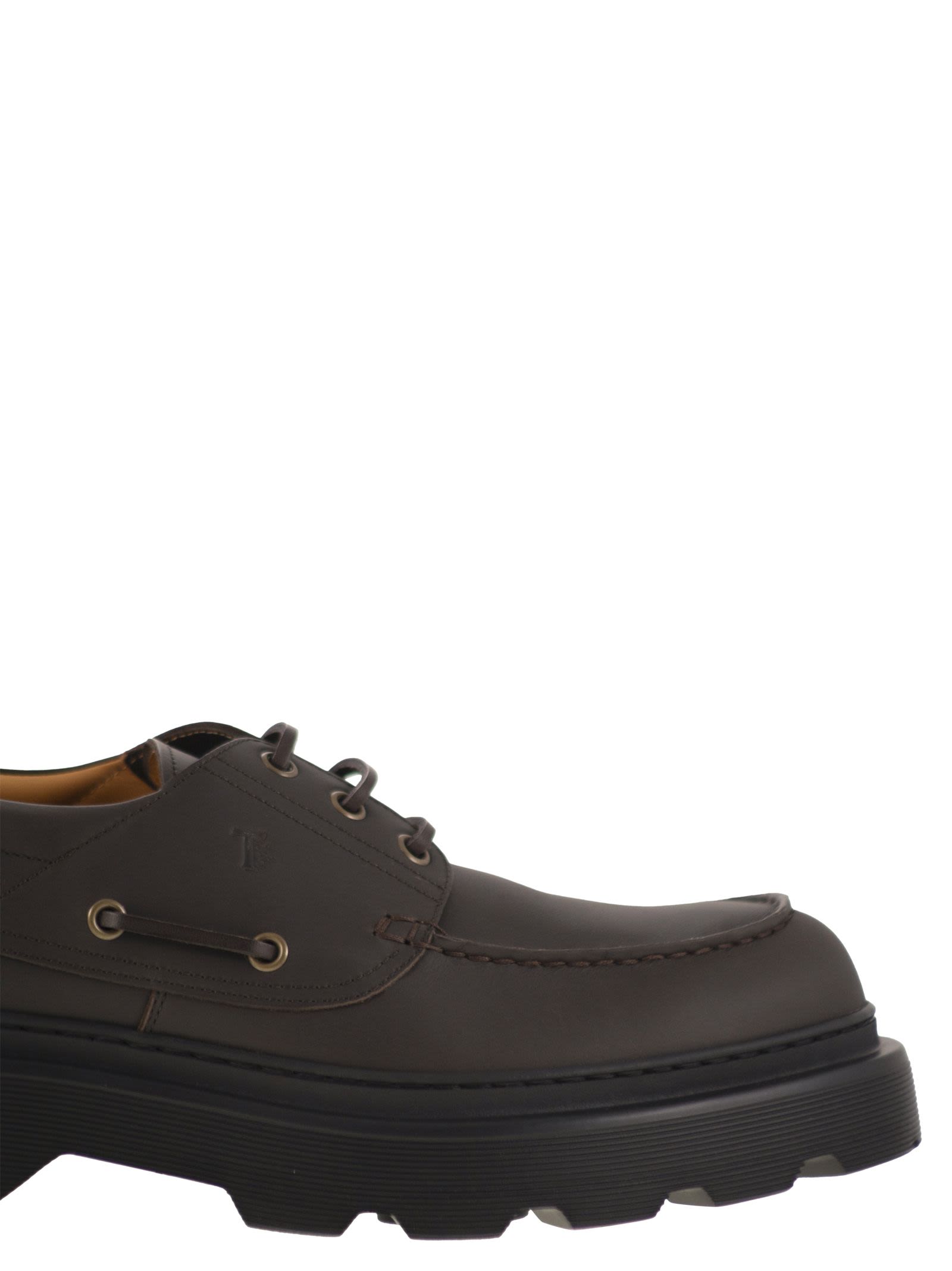 Tod's Men Leather Boat Shoe TOD'S