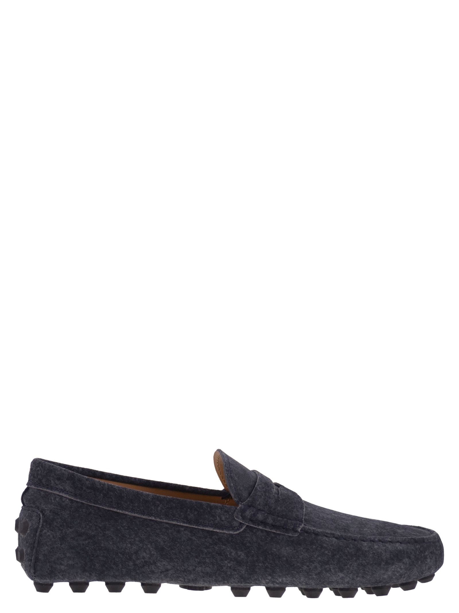 Tod's Men Gommino Bubble Sole In Suede Leather TOD'S