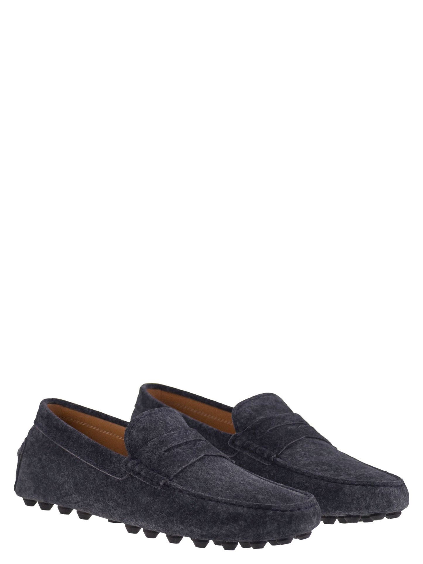 Tod's Men Gommino Bubble Sole In Suede Leather TOD'S