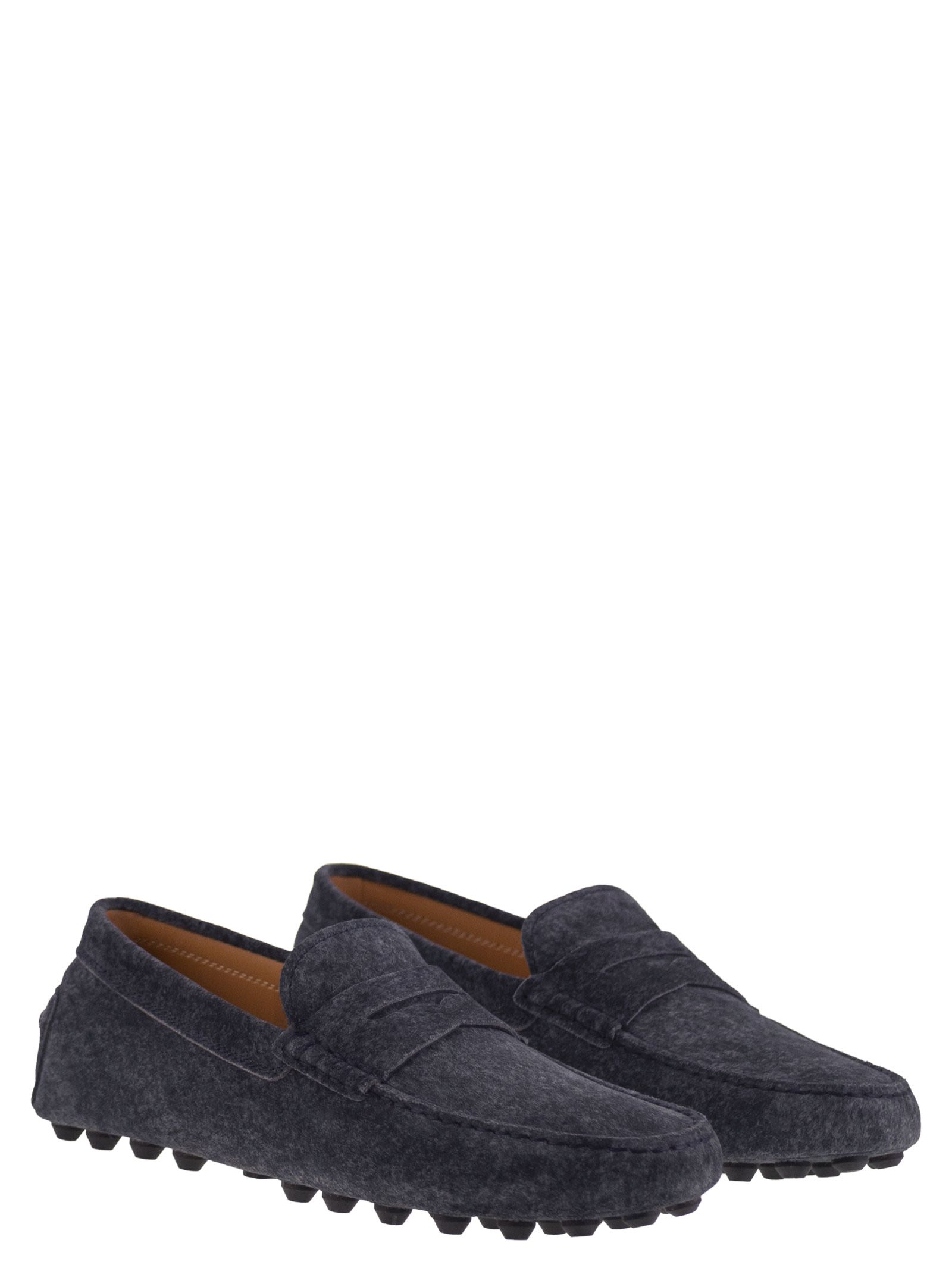 Tod's Men Gommino Bubble Sole In Suede Leather TOD'S