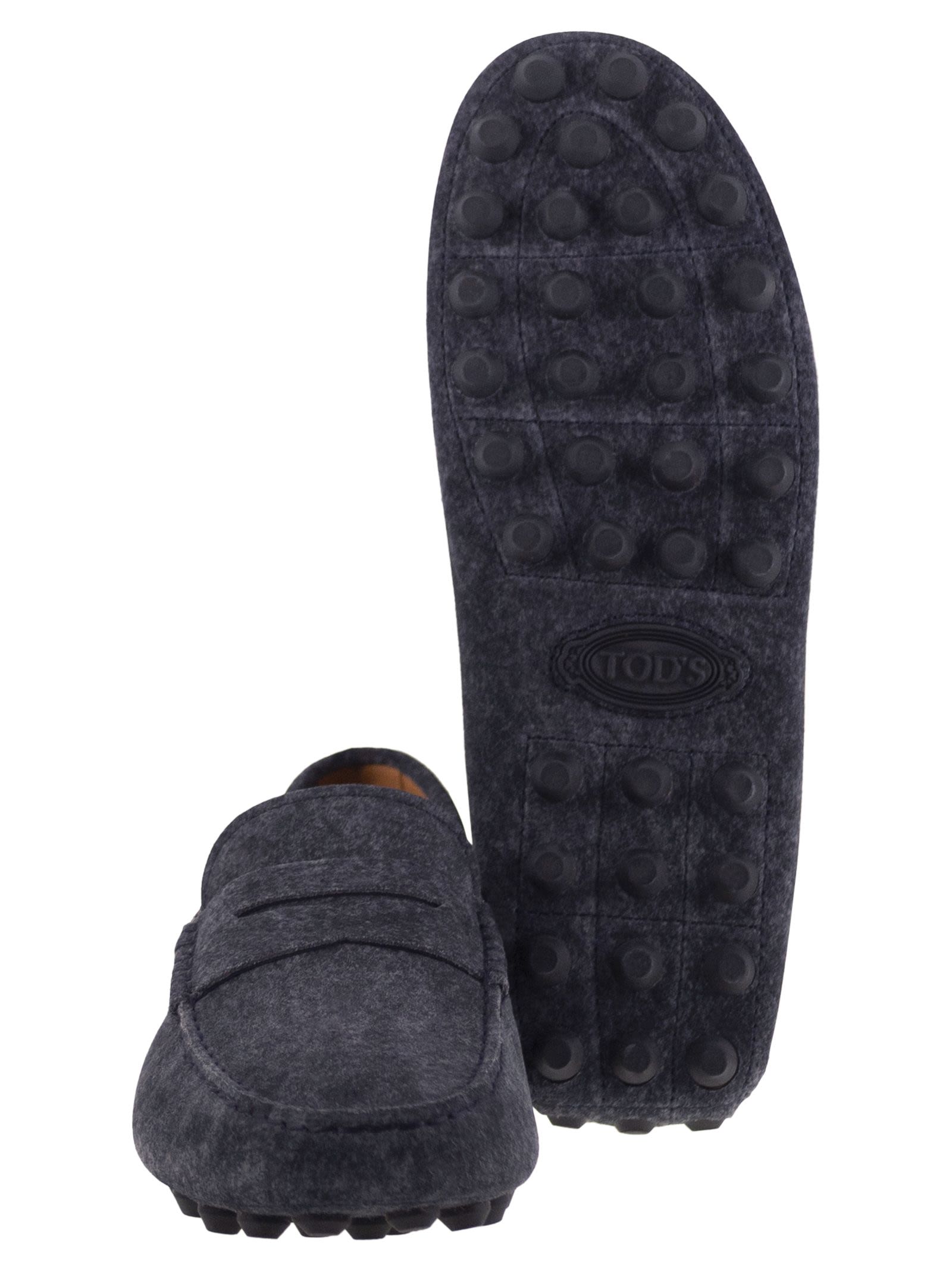 Tod's Men Gommino Bubble Sole In Suede Leather TOD'S