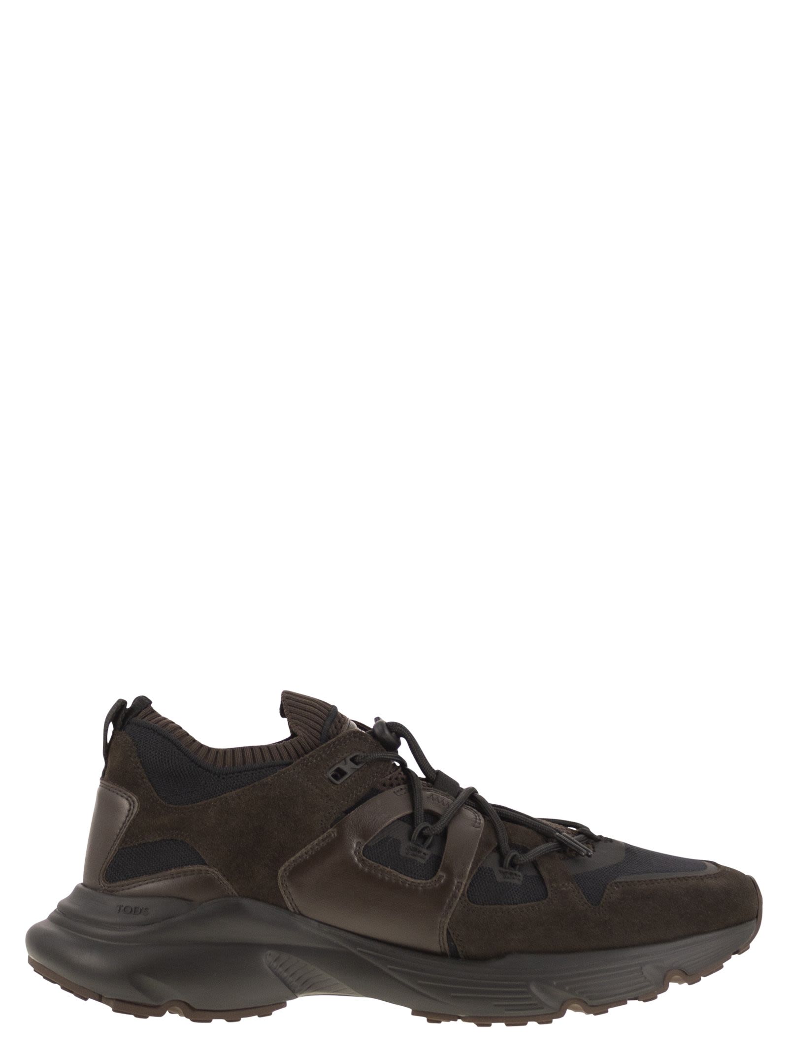 Tod's Men Leather And Technical Fabric Sneakers TOD'S