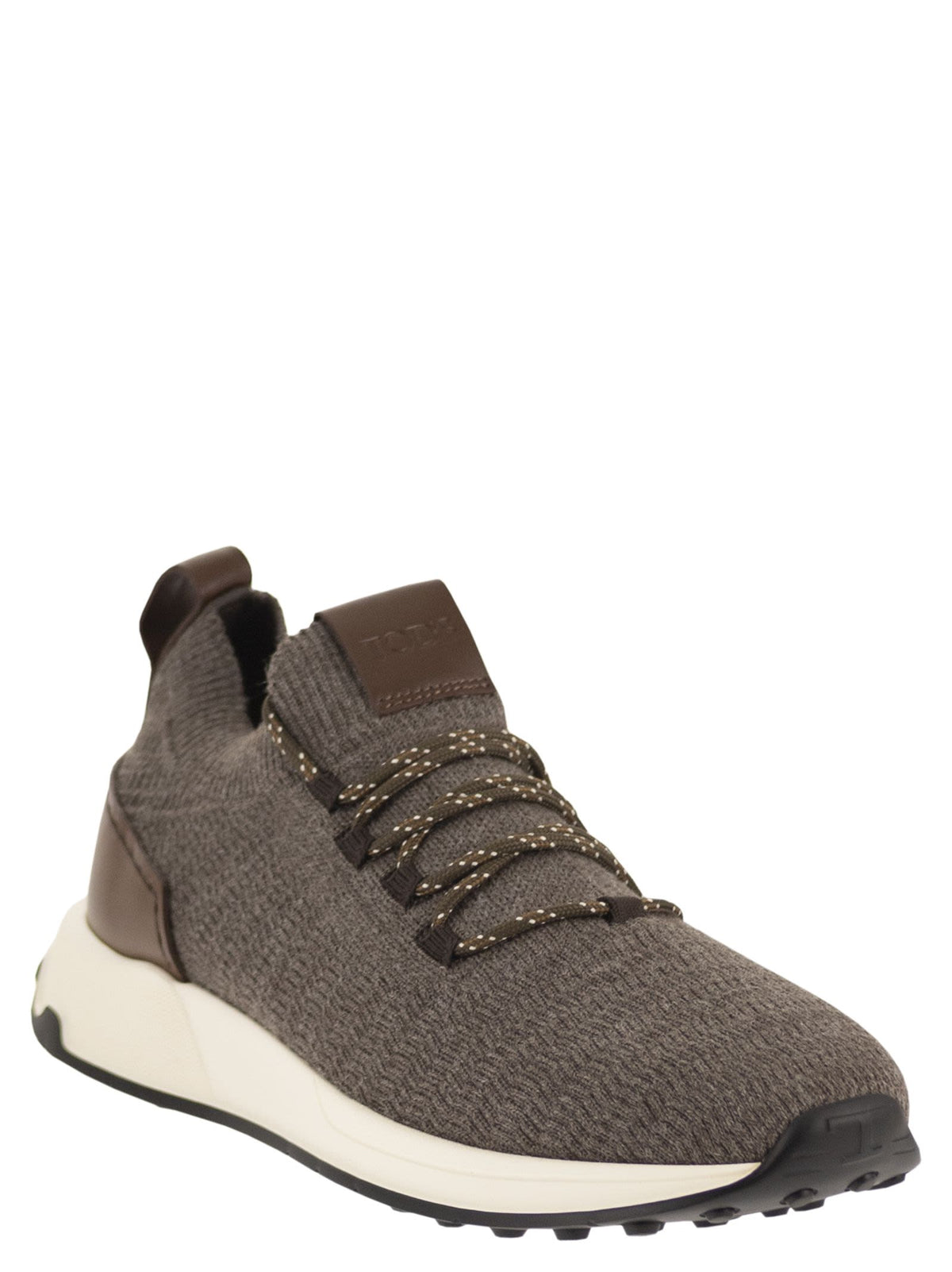 Tod's Men Technical Fabric Sneakers With Leather Inserts TOD'S