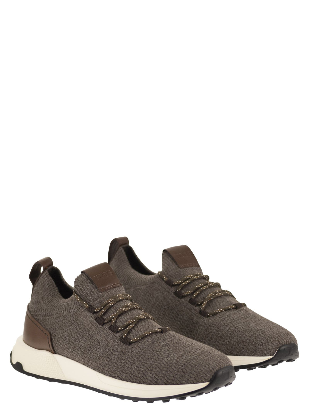 Tod's Men Technical Fabric Sneakers With Leather Inserts TOD'S