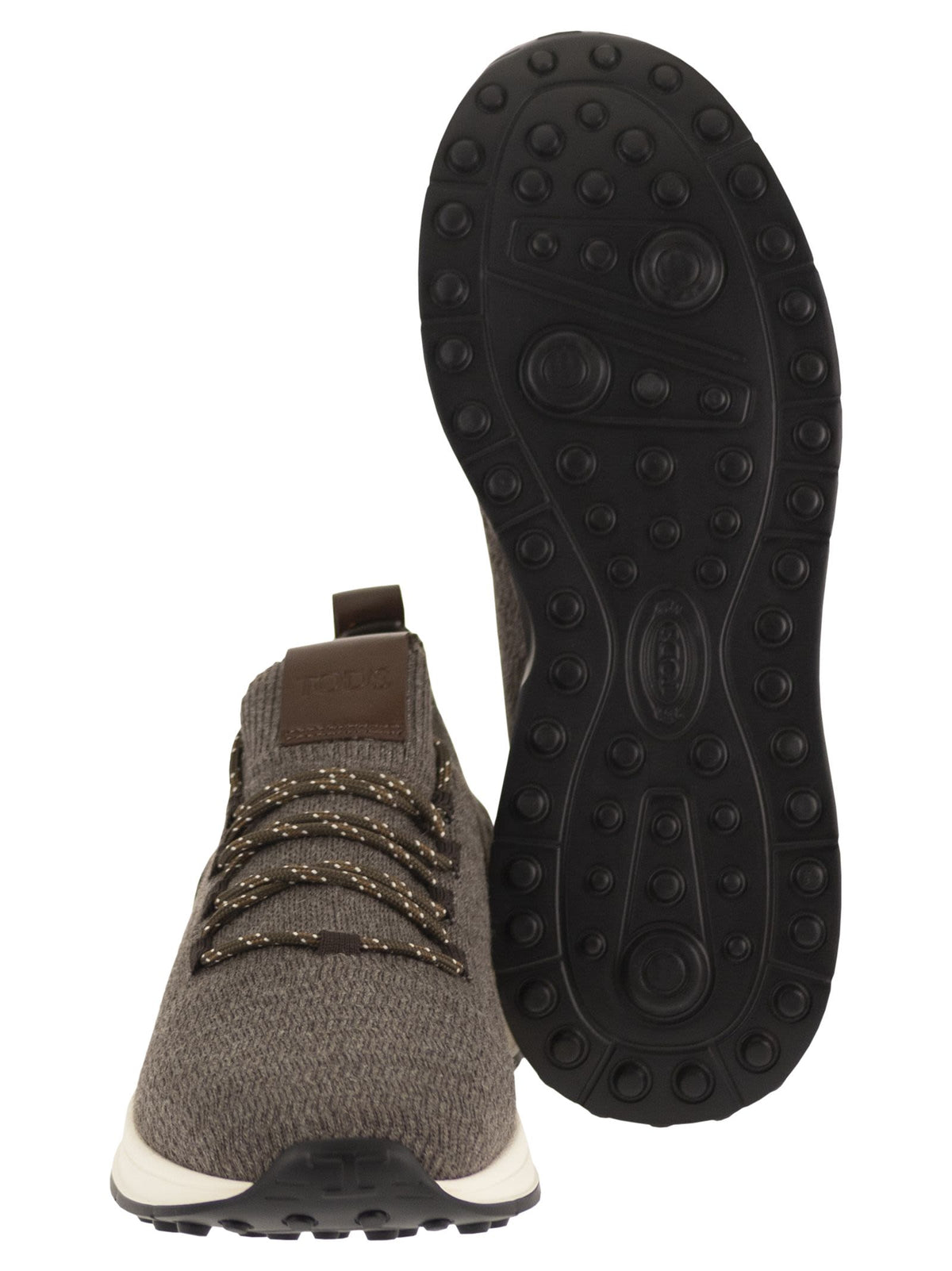 Tod's Men Technical Fabric Sneakers With Leather Inserts TOD'S