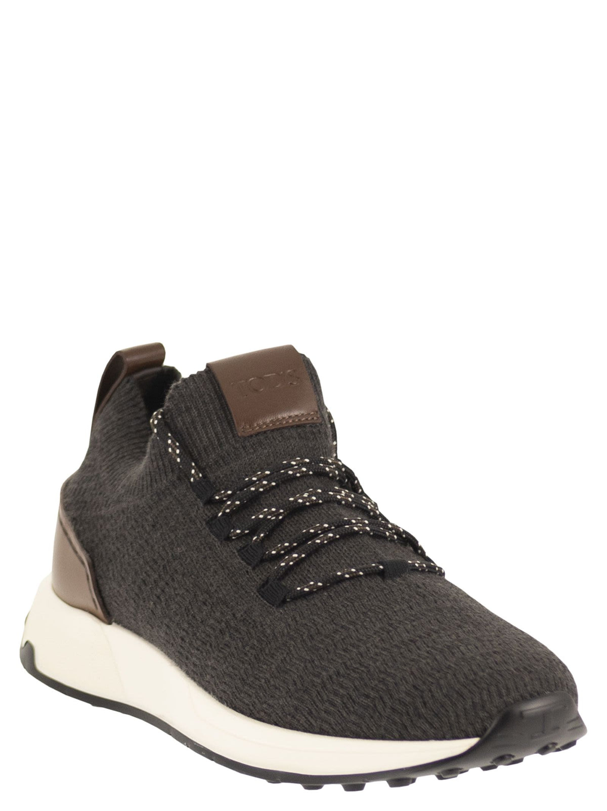 Tod's Men Technical Fabric Sneakers With Leather Inserts TOD'S