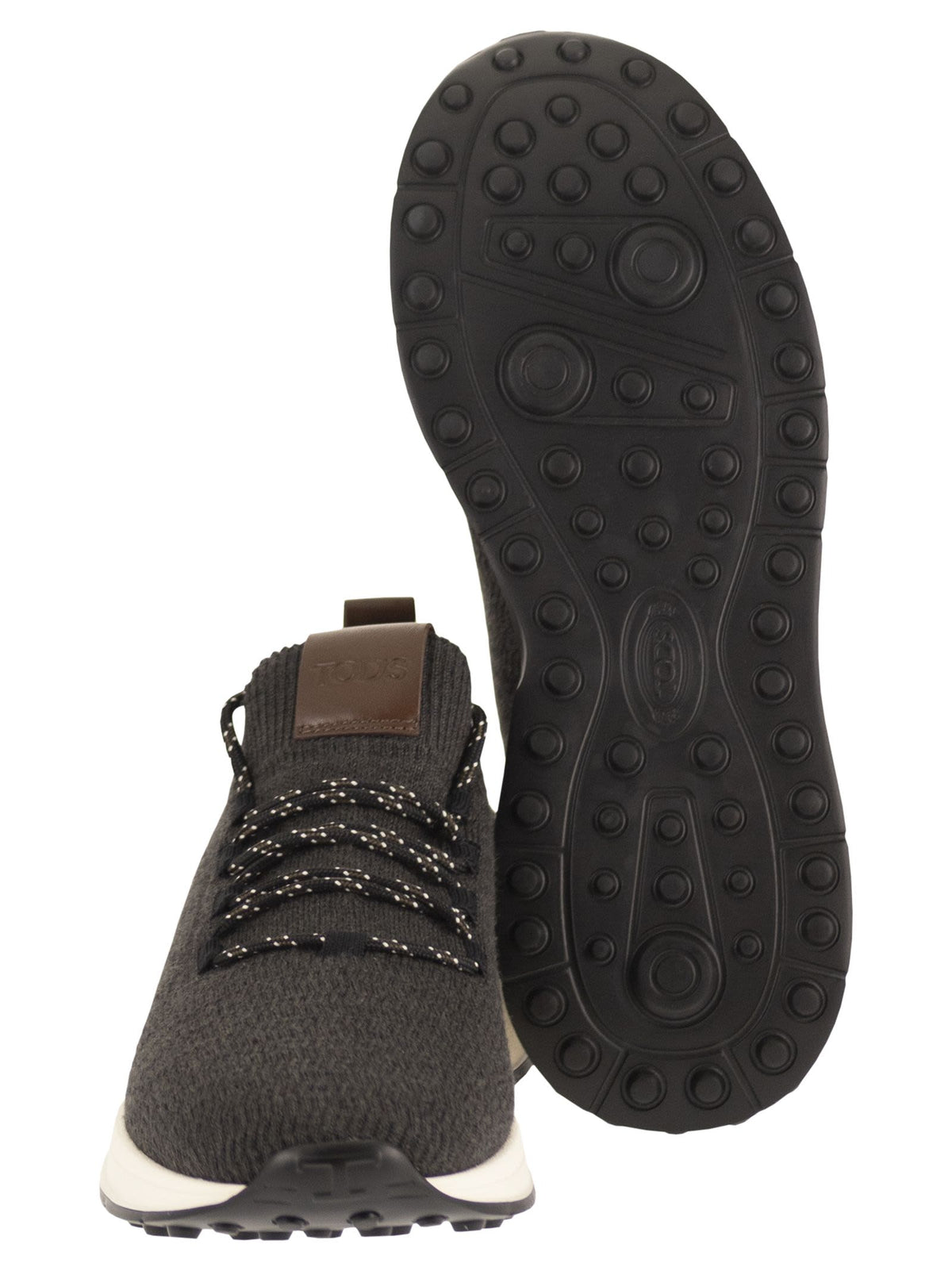 Tod's Men Technical Fabric Sneakers With Leather Inserts TOD'S