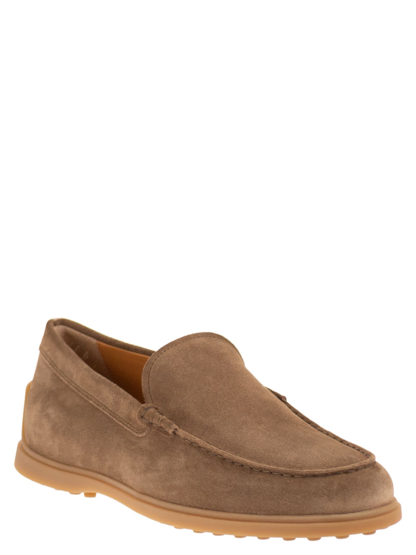 Tod's Men Suede Leather Slipper Moccasin TOD'S