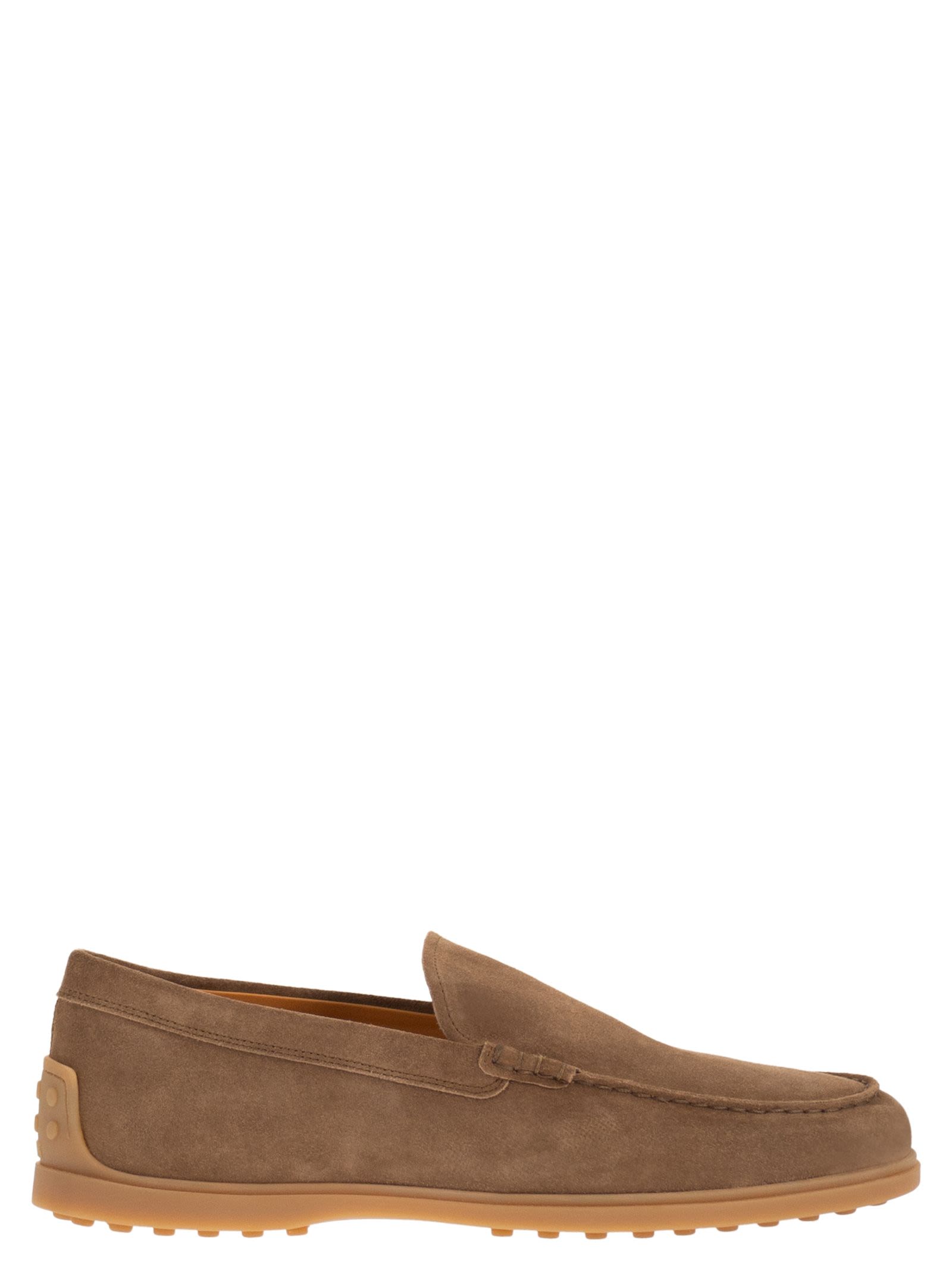 Tod's Men Suede Leather Slipper Moccasin TOD'S