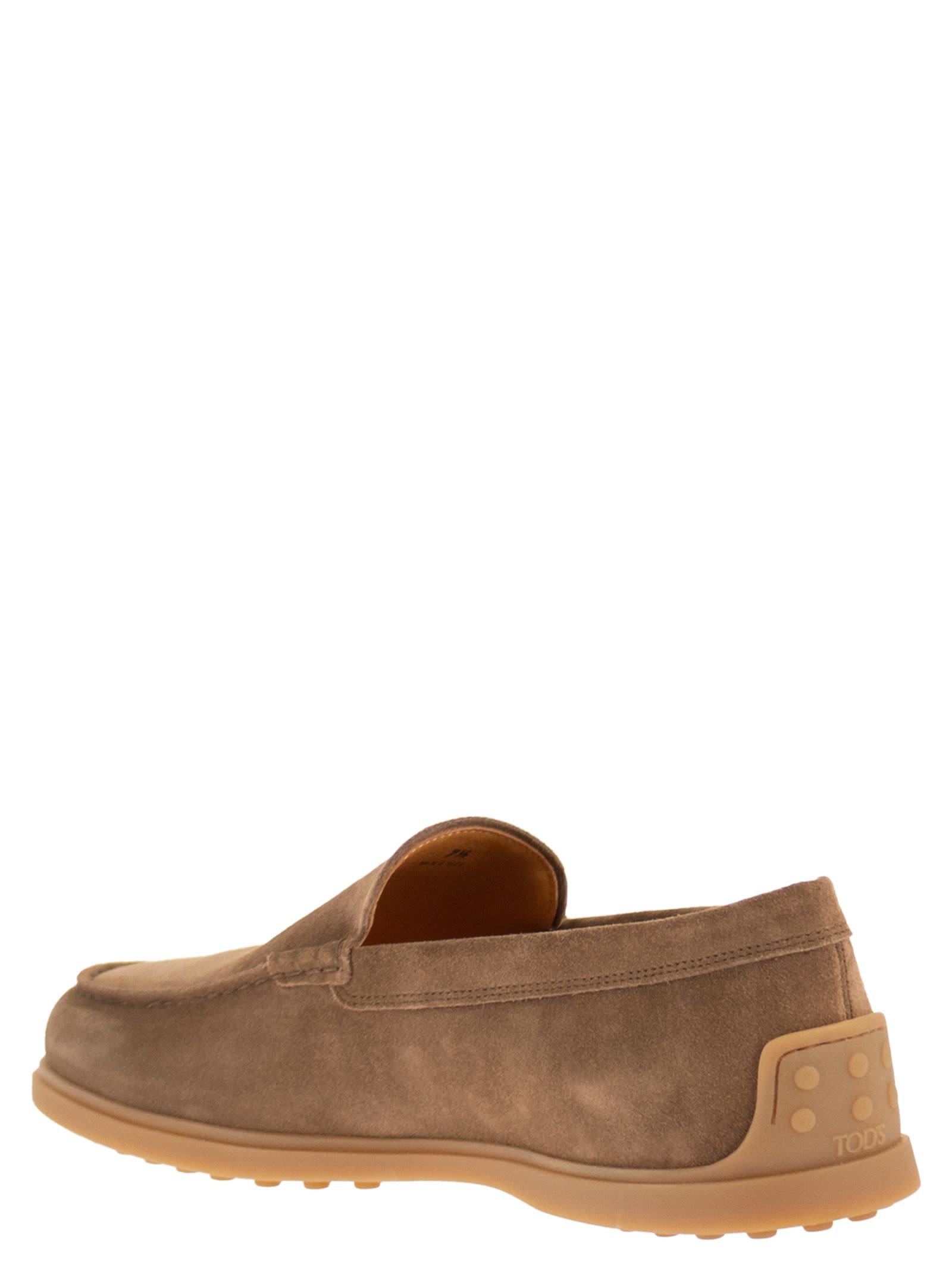 Tod's Men Suede Leather Slipper Moccasin TOD'S