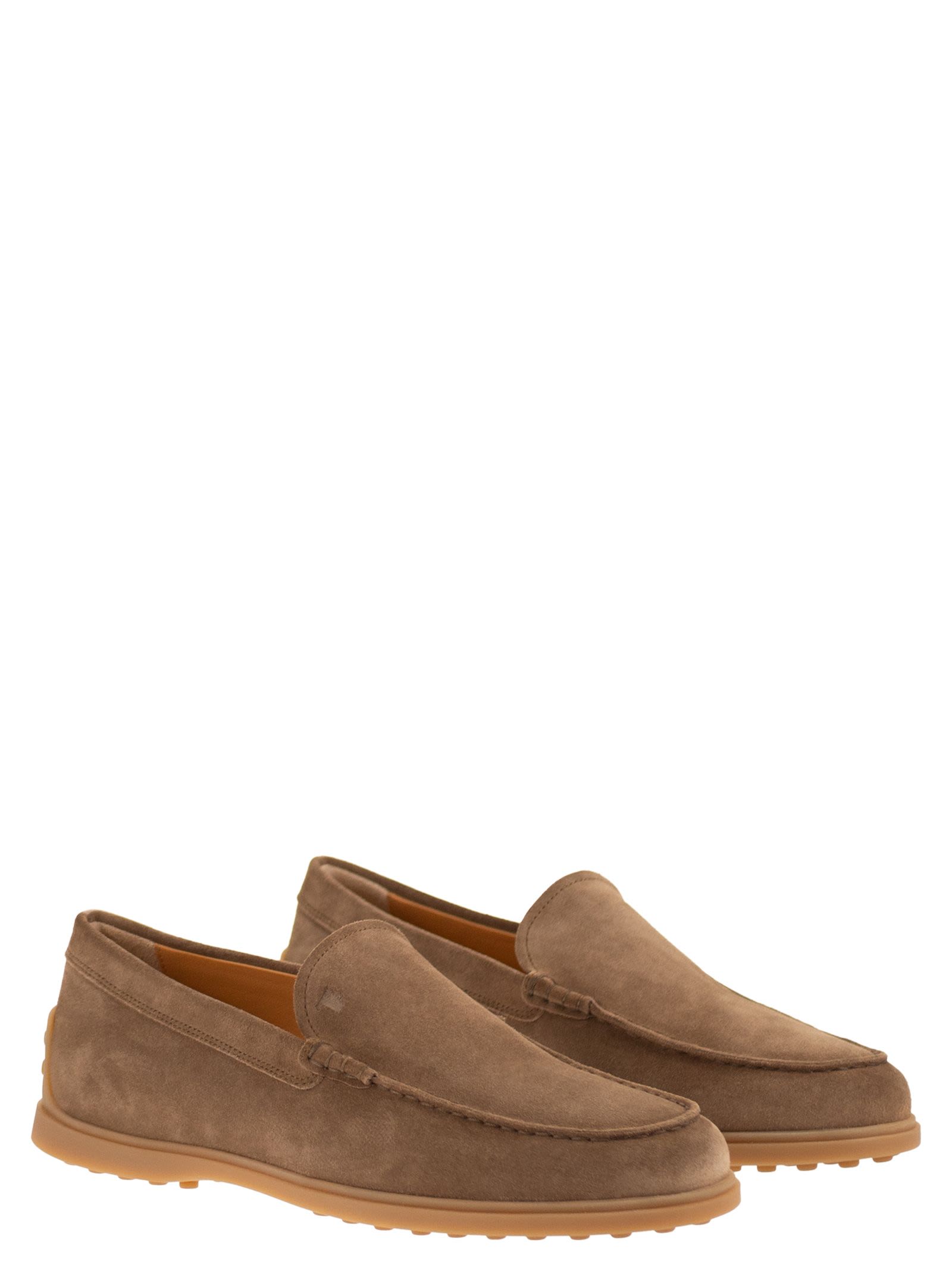 Tod's Men Suede Leather Slipper Moccasin TOD'S