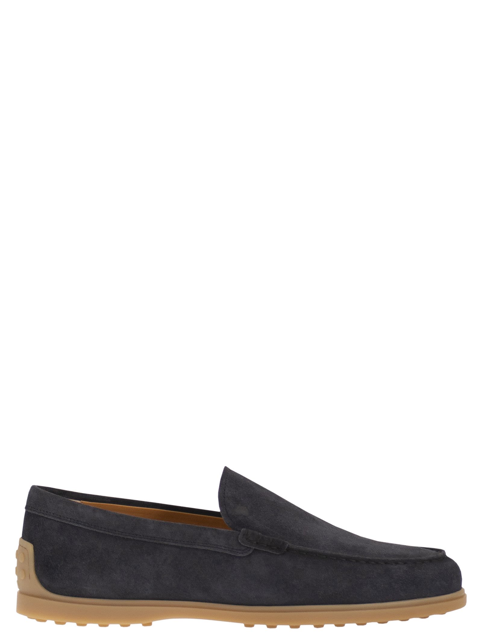 Tod's Men Suede Leather Slipper Moccasin TOD'S