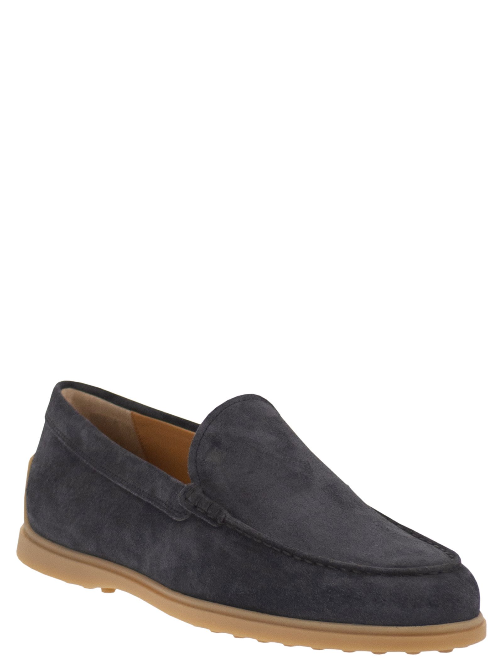Tod's Men Suede Leather Slipper Moccasin TOD'S