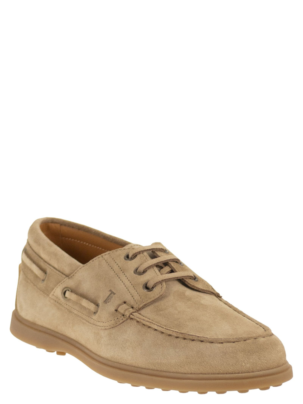 Tod's Men Suede Boat Shoe