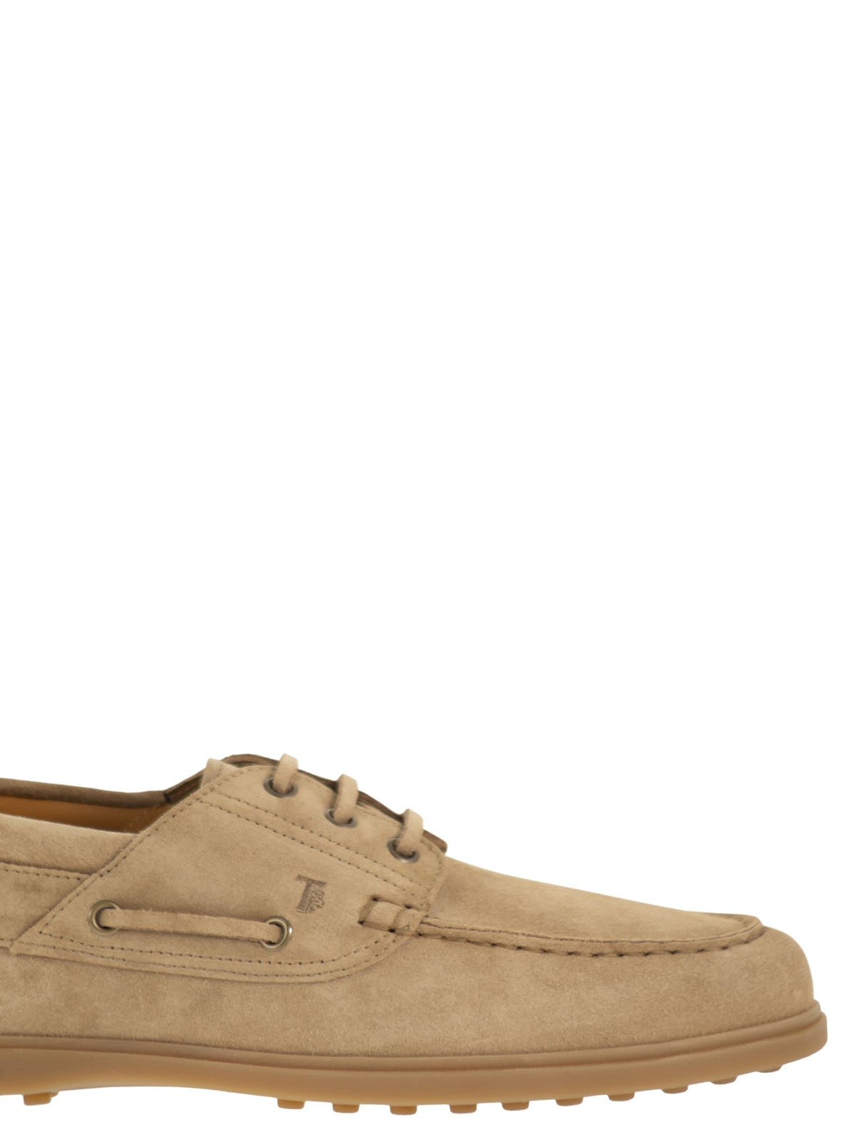 Tod's Men Suede Boat Shoe