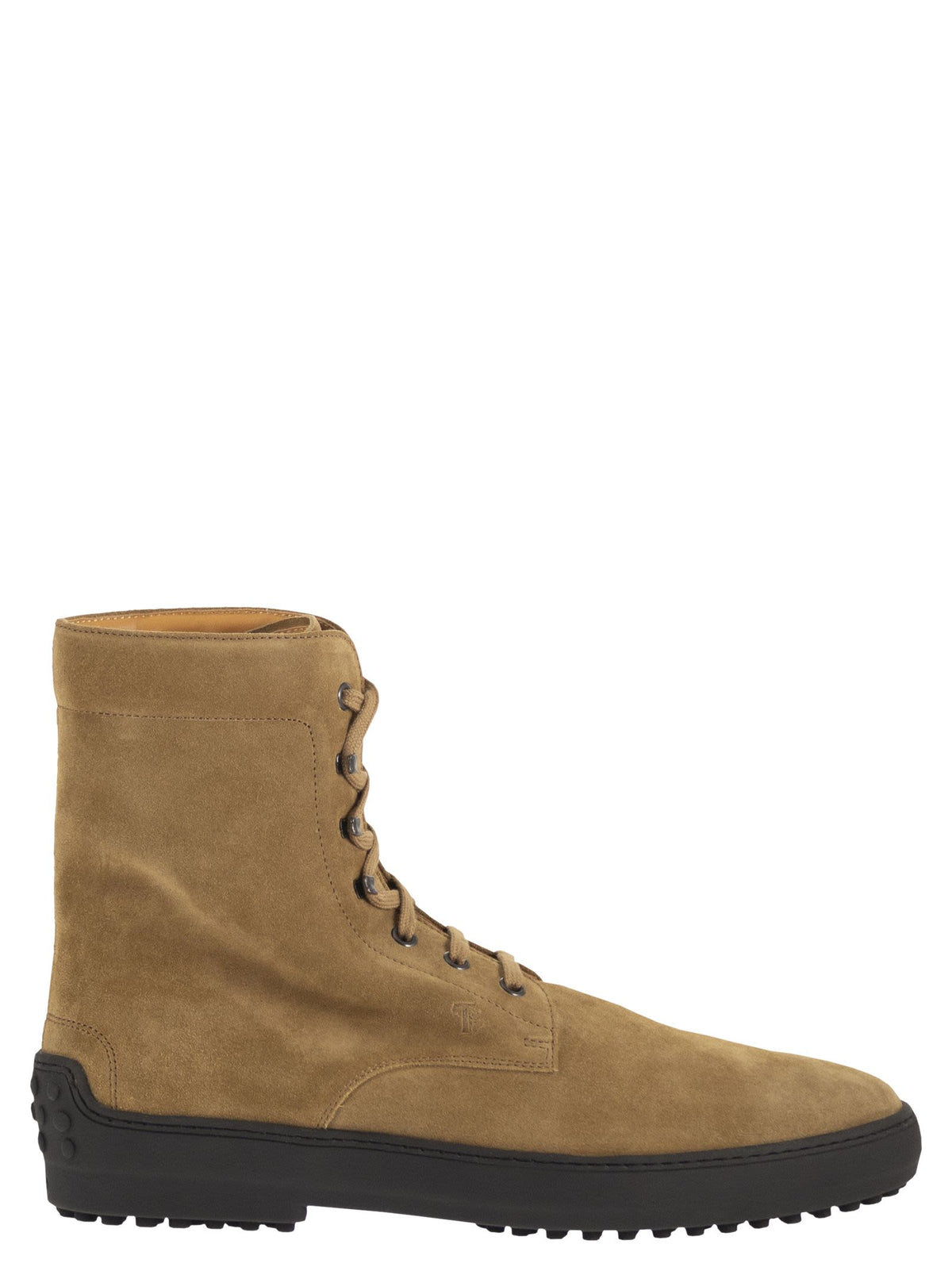 Tod's Men Calfskin Suede Lace-Up Boots TOD'S