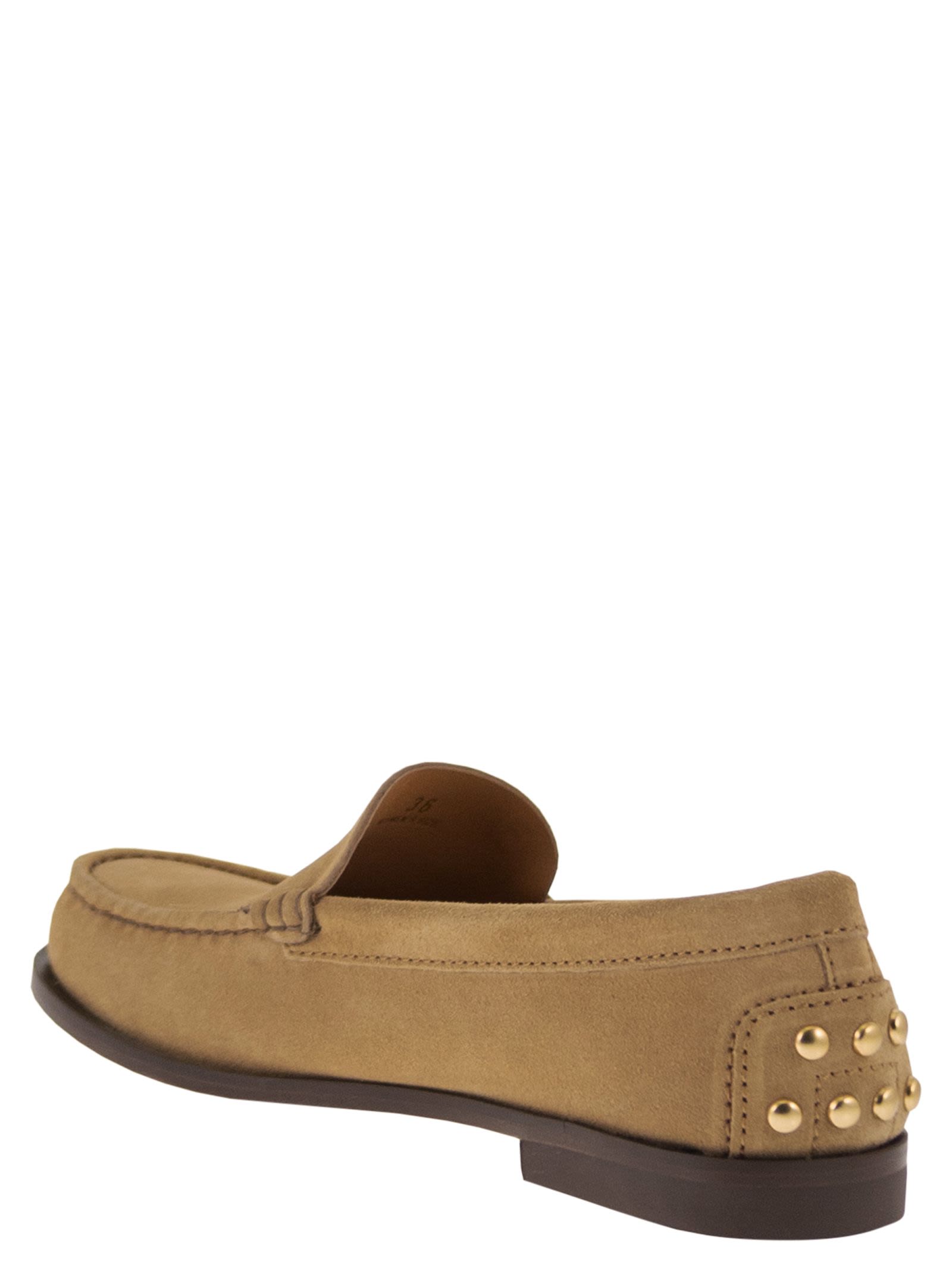 Tod's Women Suede Leather Loafers TOD'S