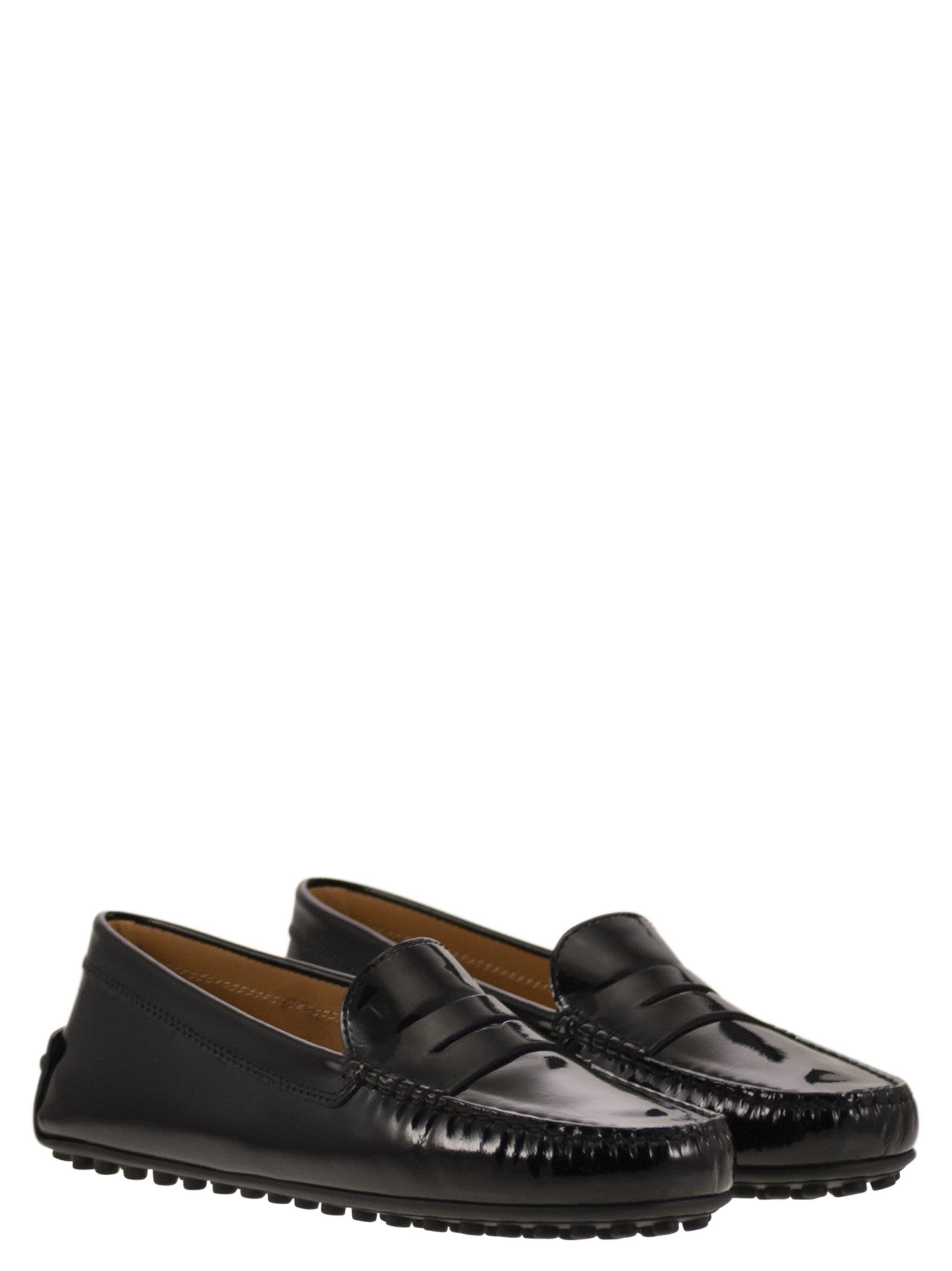 Tod's Women City Gommino Moccasin In Glossy Leather TOD'S