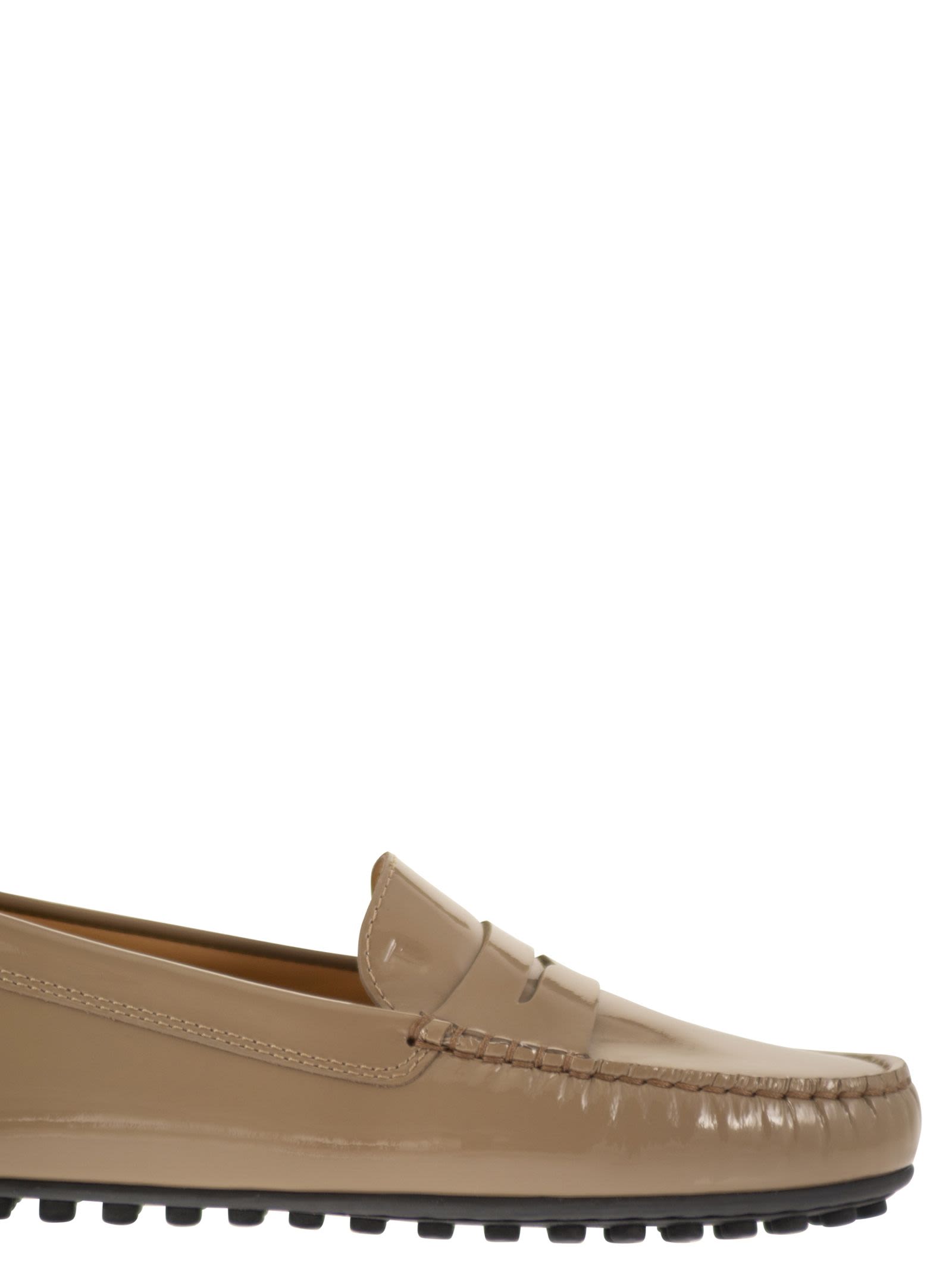 Tod's Women City Gommino Moccasin In Glossy Leather TOD'S