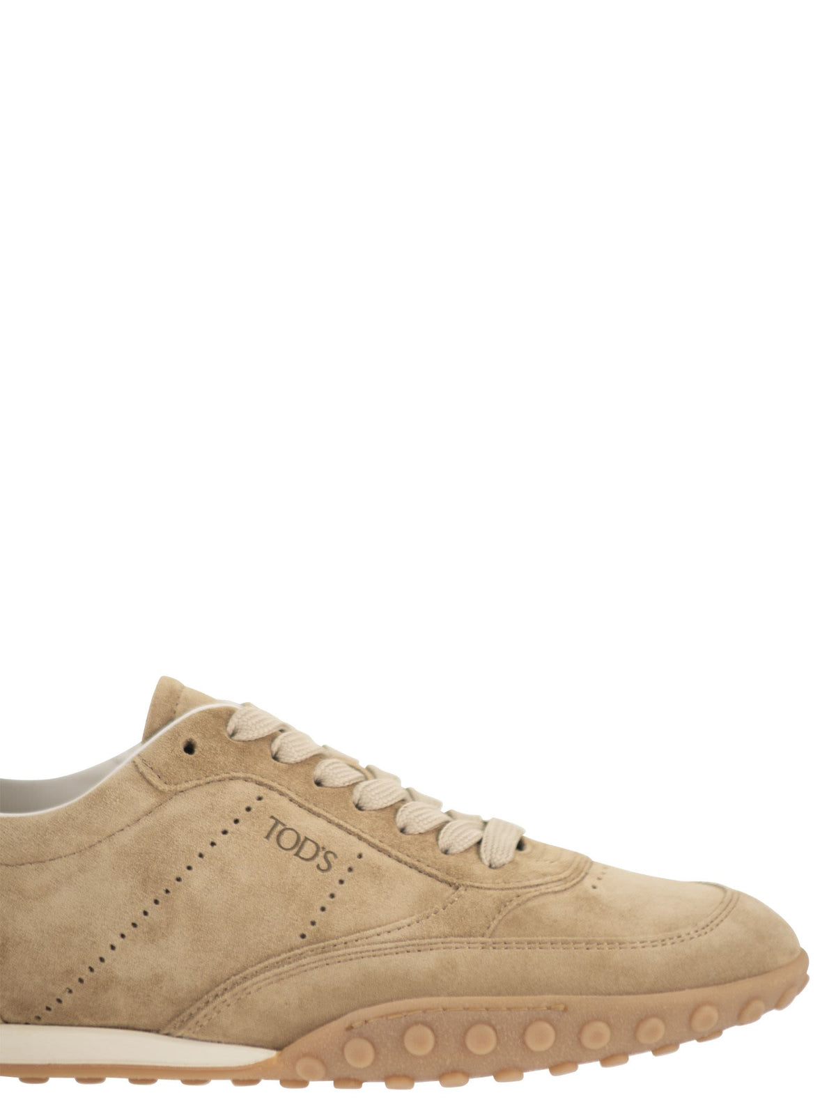 Tod's Women Calfskin Suede And Smooth Leather Sneakers TOD'S