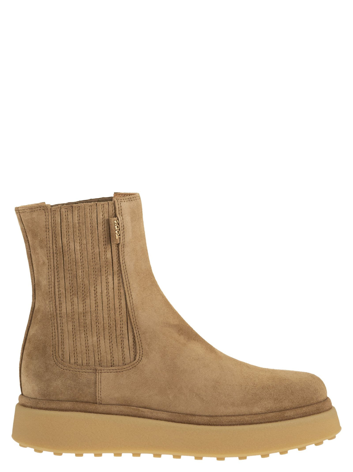 Tod's Women Suede Chelsea Boots With Tpu Sole TOD'S