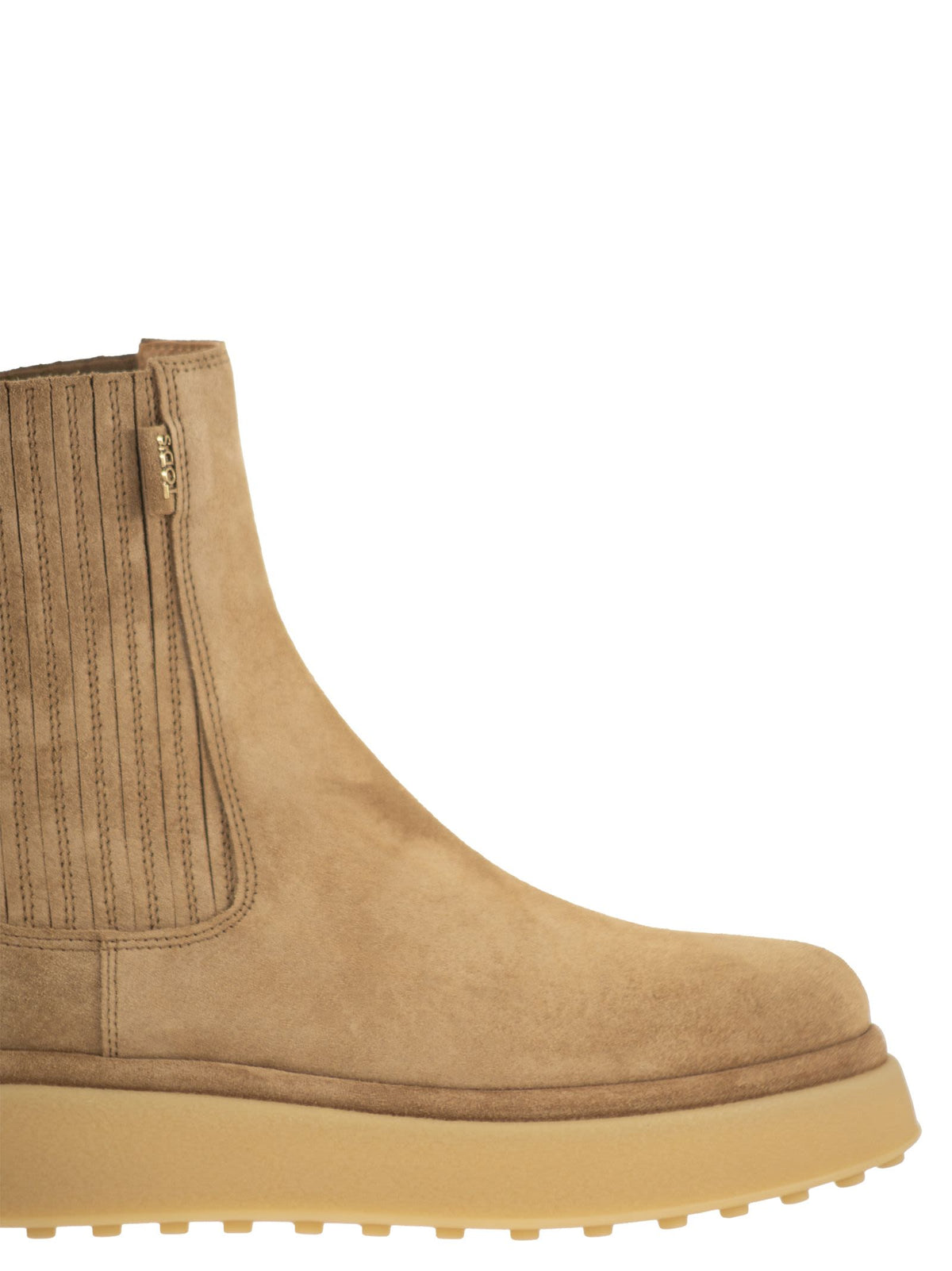 Tod's Women Suede Chelsea Boots With Tpu Sole TOD'S