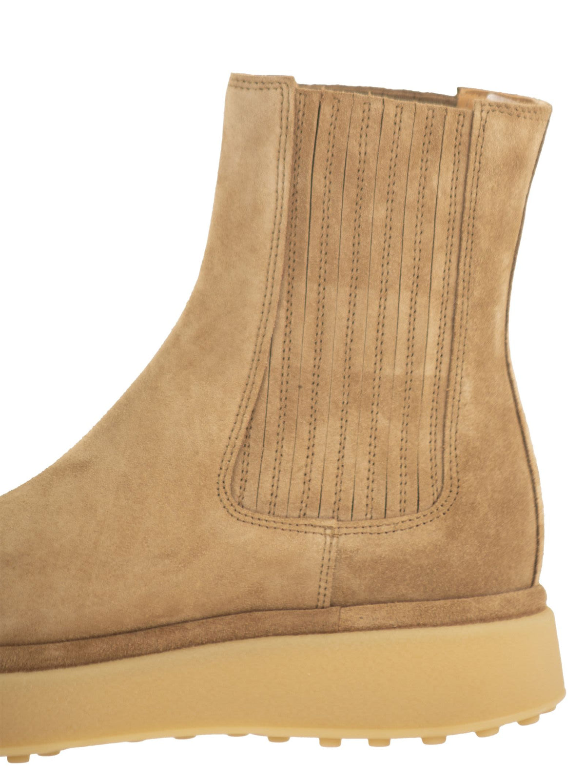 Tod's Women Suede Chelsea Boots With Tpu Sole TOD'S