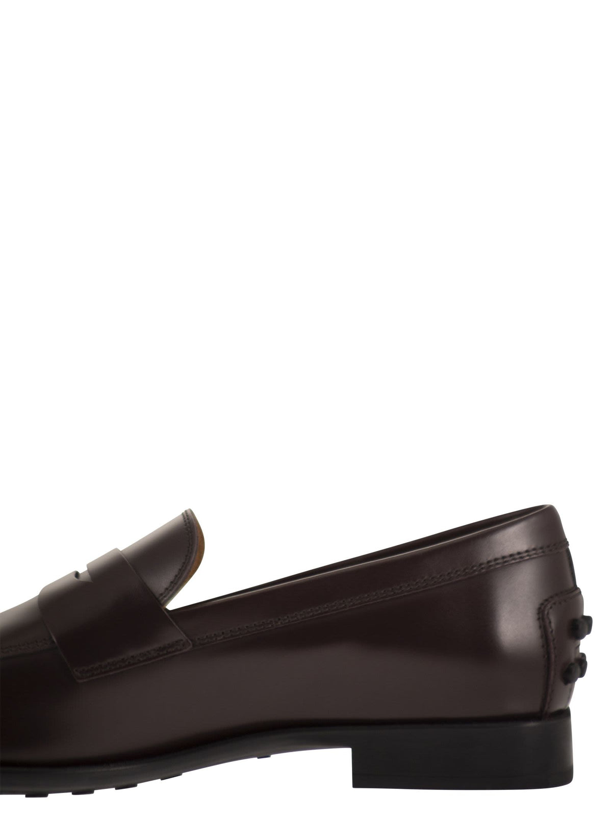 Tod's Women Calfskin Leather Loafers With Logo Detail TOD'S