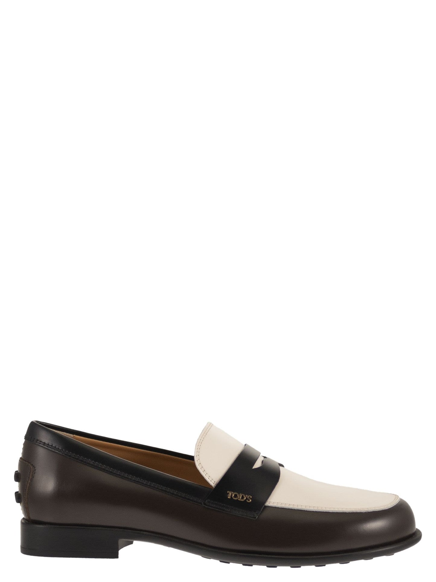 Tod's Women Two-Tone Calfskin Leather Loafers TOD'S