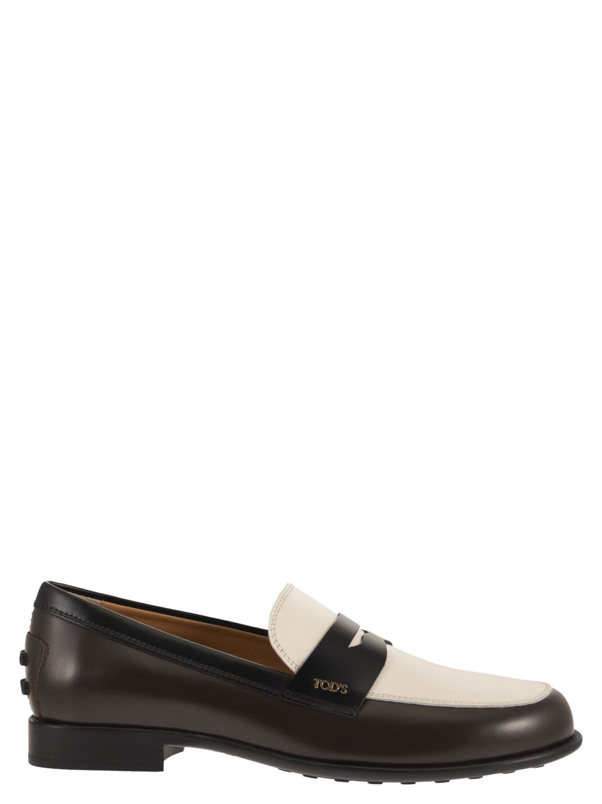 Tod's Women Two-Tone Calfskin Leather Loafers TOD'S