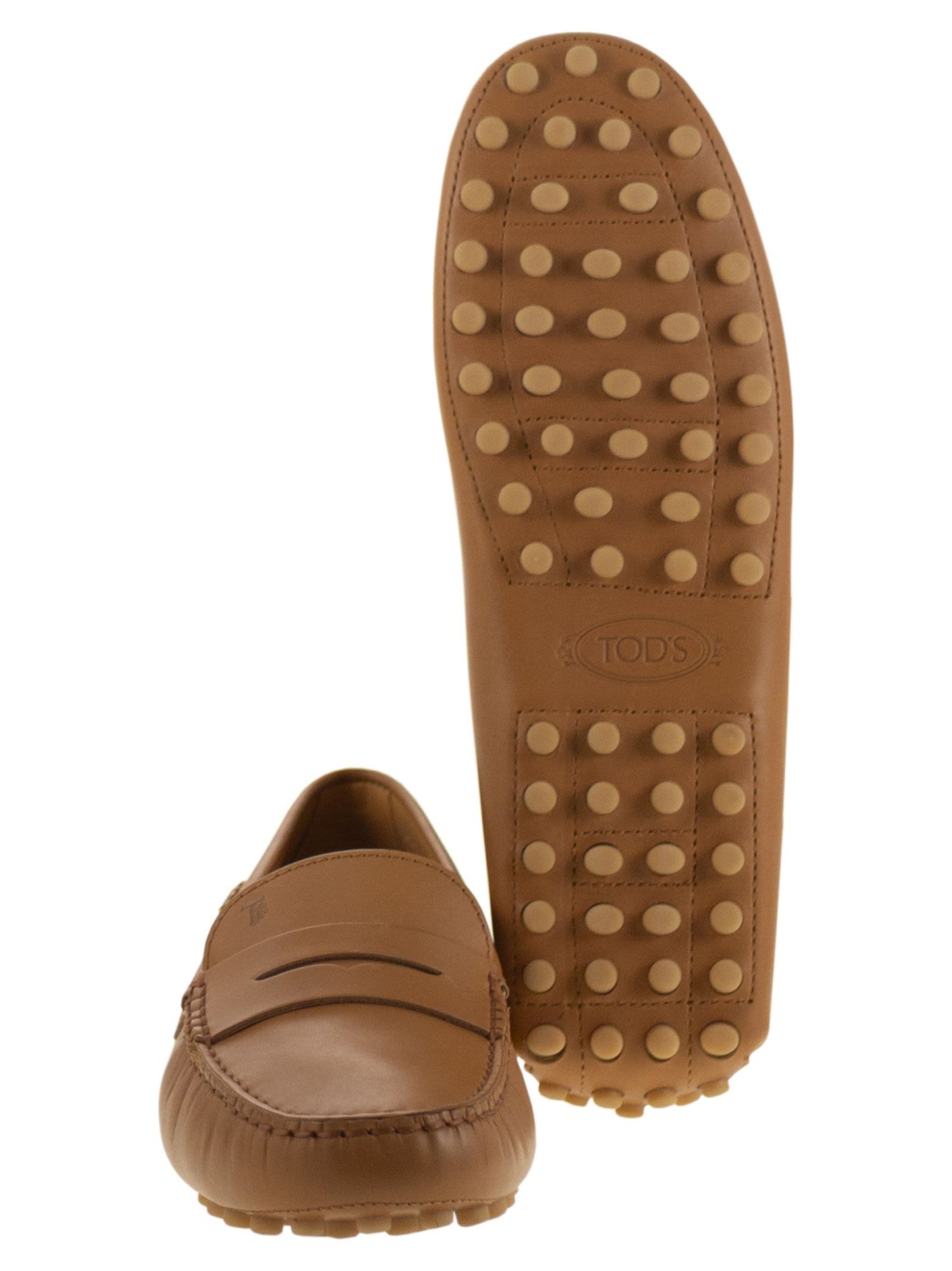 Tod's Women Leather Moccasin Rubber Sole TOD'S