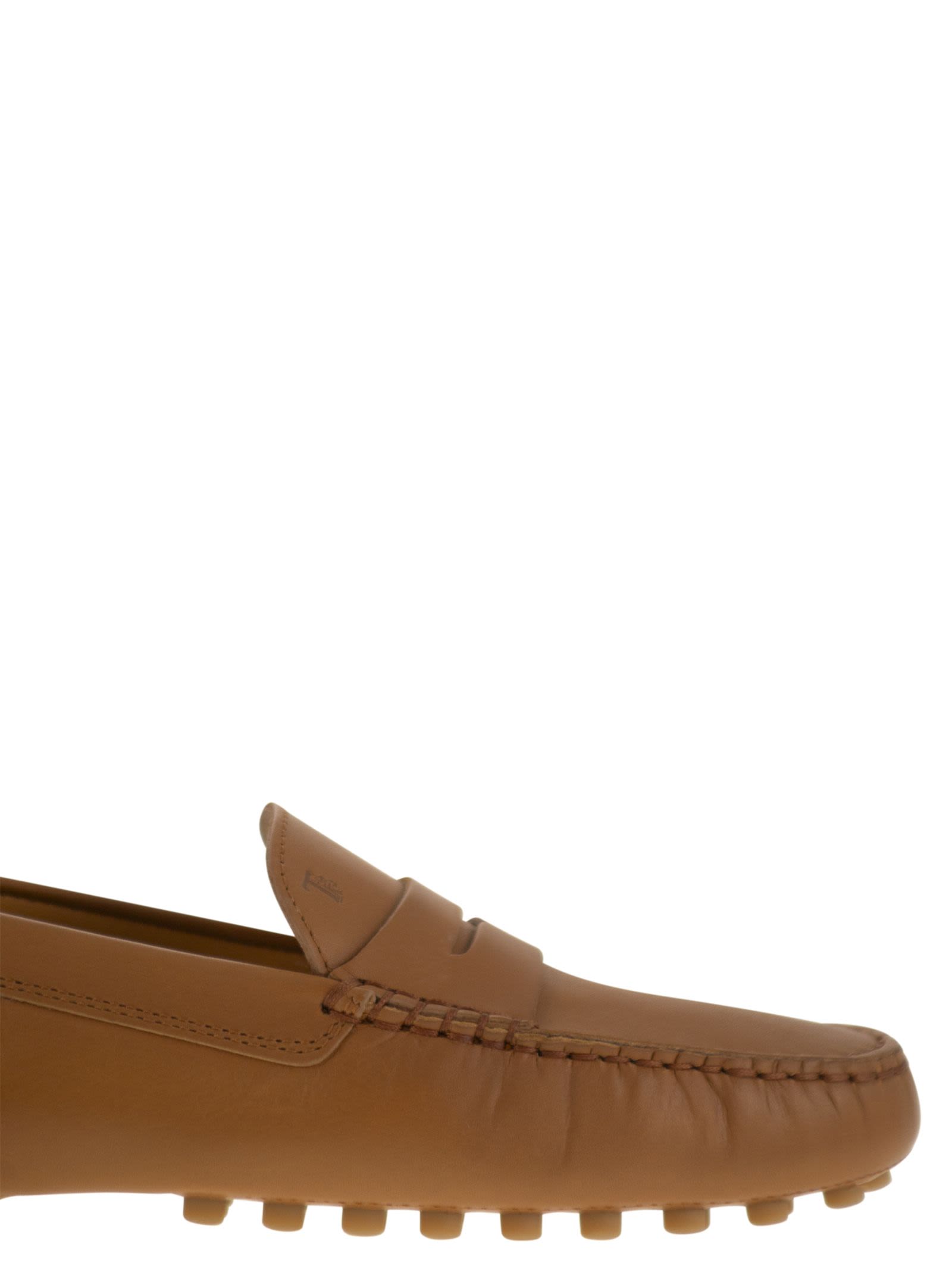 Tod's Women Leather Moccasin Rubber Sole TOD'S
