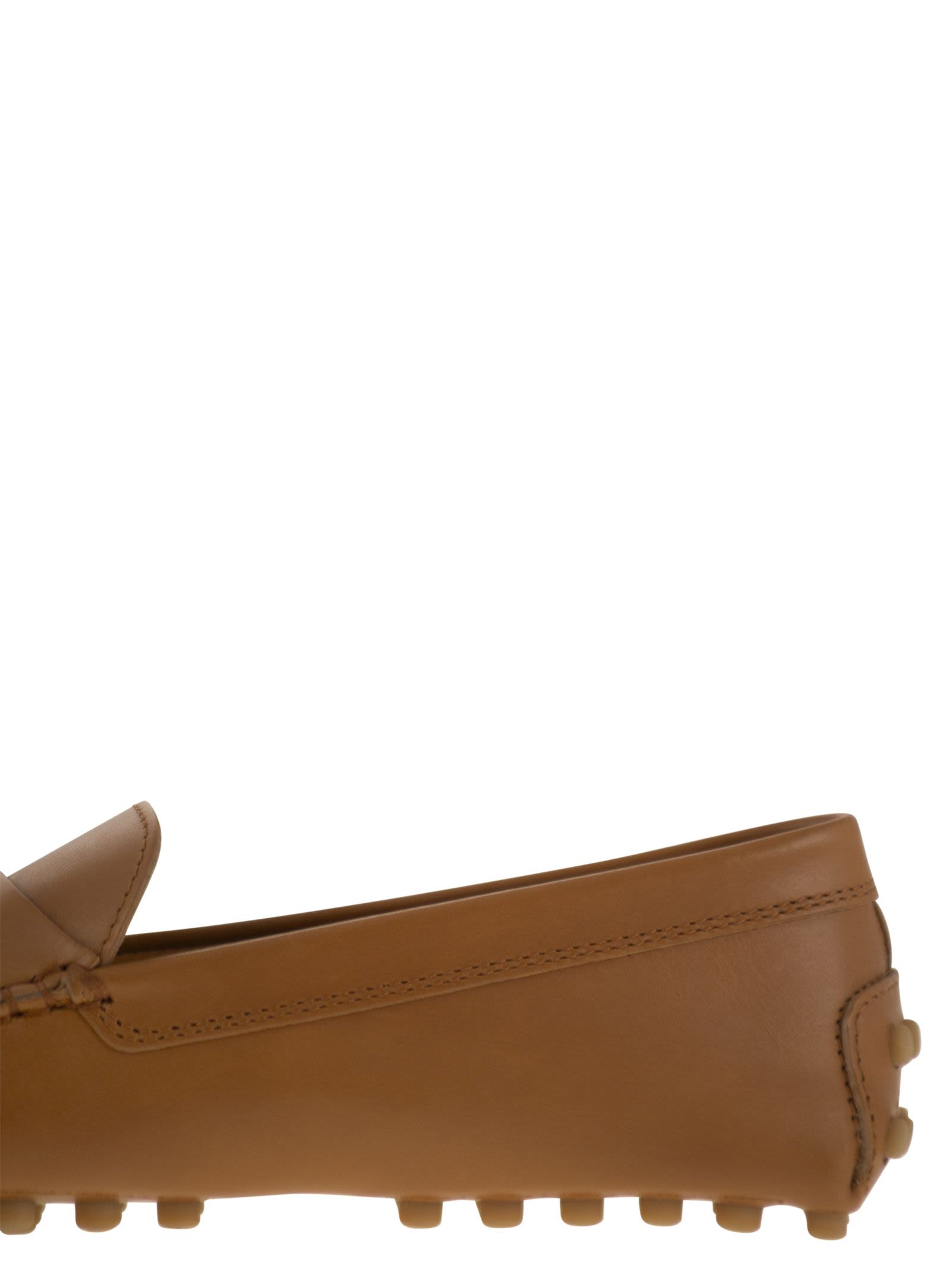 Tod's Women Leather Moccasin Rubber Sole TOD'S