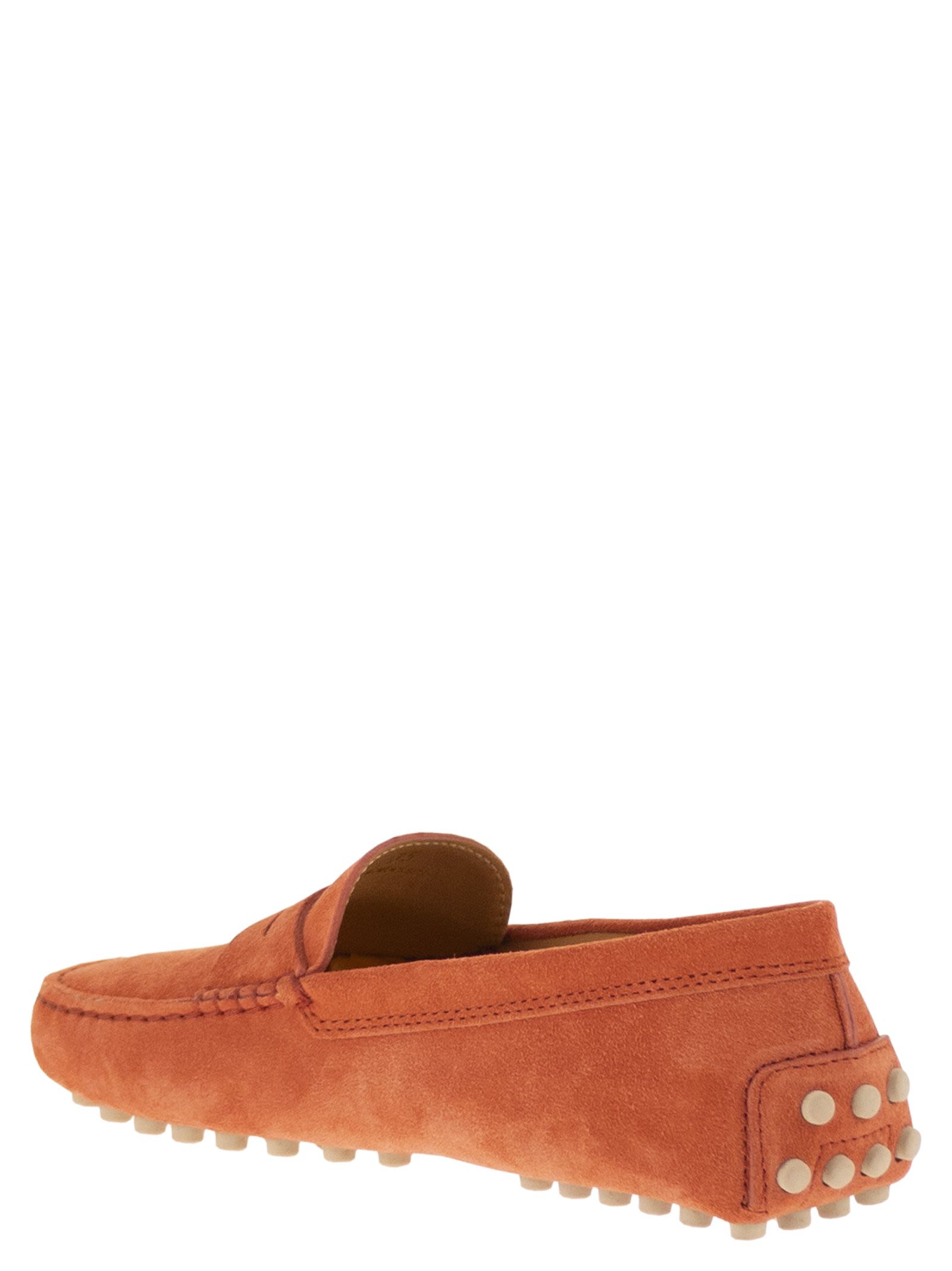 Tod's Women Suede Rubber Sole Loafer TOD'S