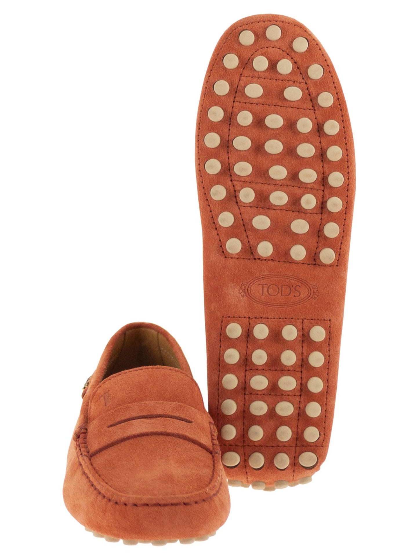Tod's Women Suede Rubber Sole Loafer TOD'S