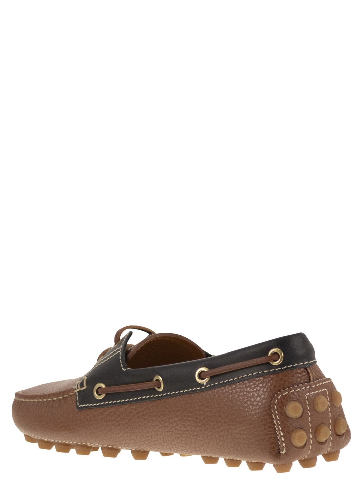 Tod's Women Leather Boat Bubble Grommet TOD'S