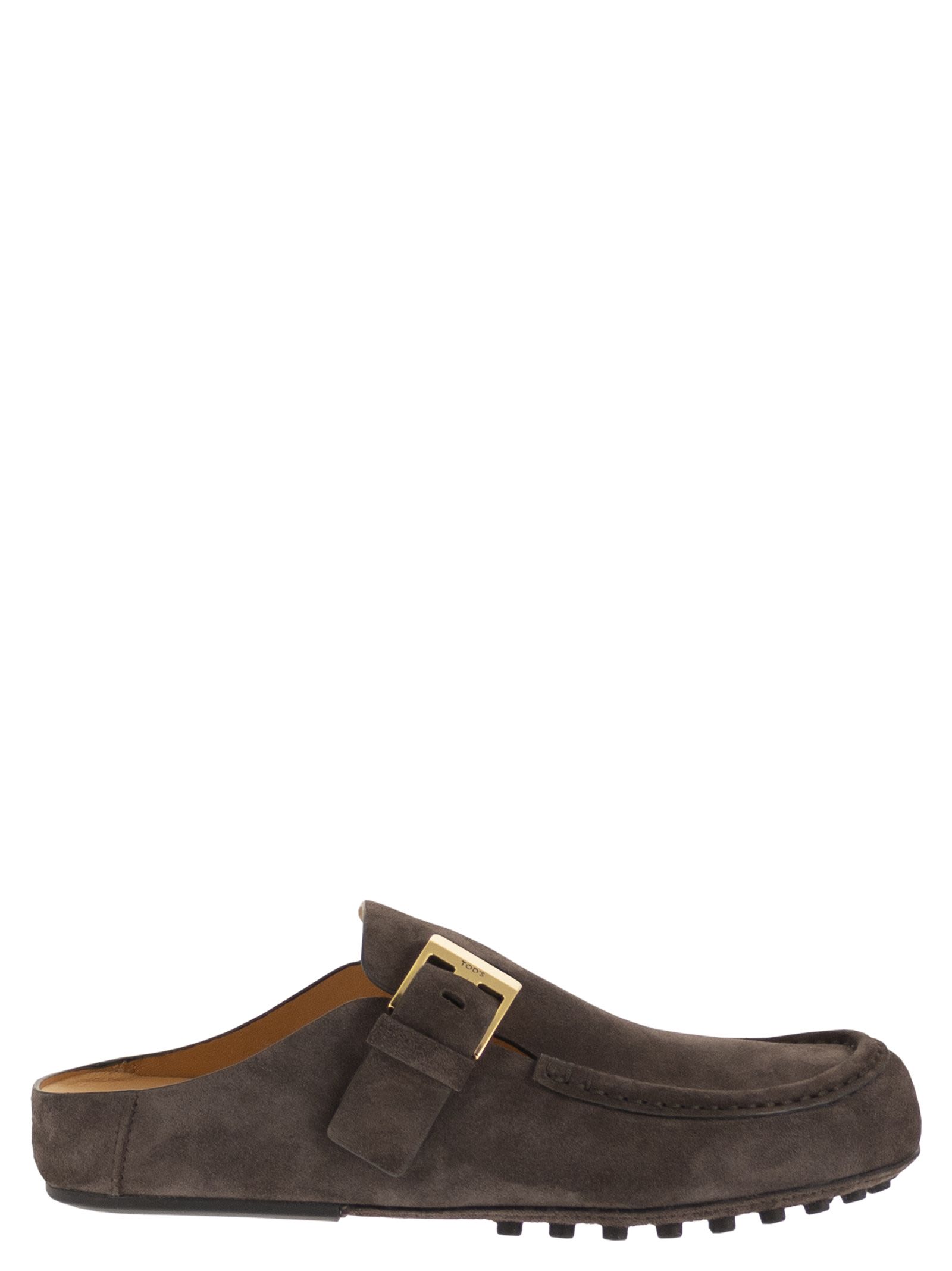 Tod's Women Suede Sabot Loafers TOD'S