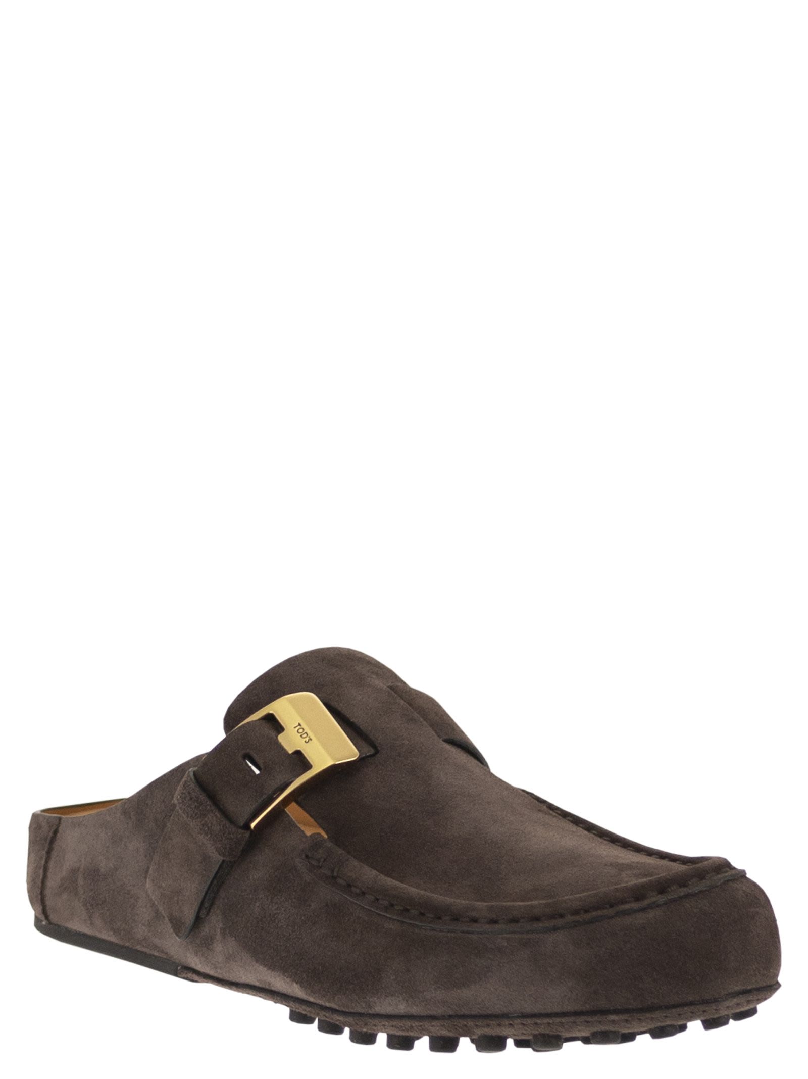 Tod's Women Suede Sabot Loafers TOD'S