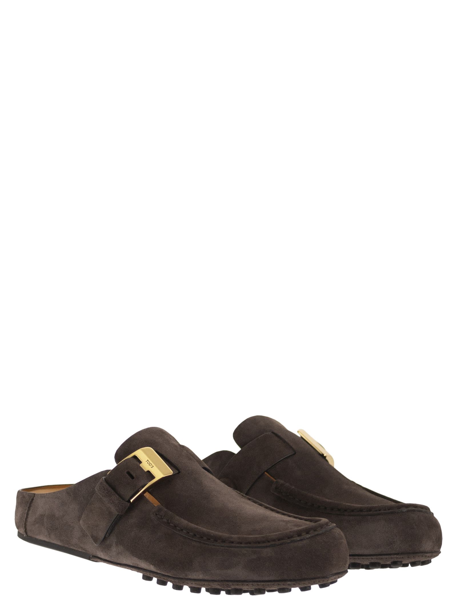 Tod's Women Suede Sabot Loafers TOD'S