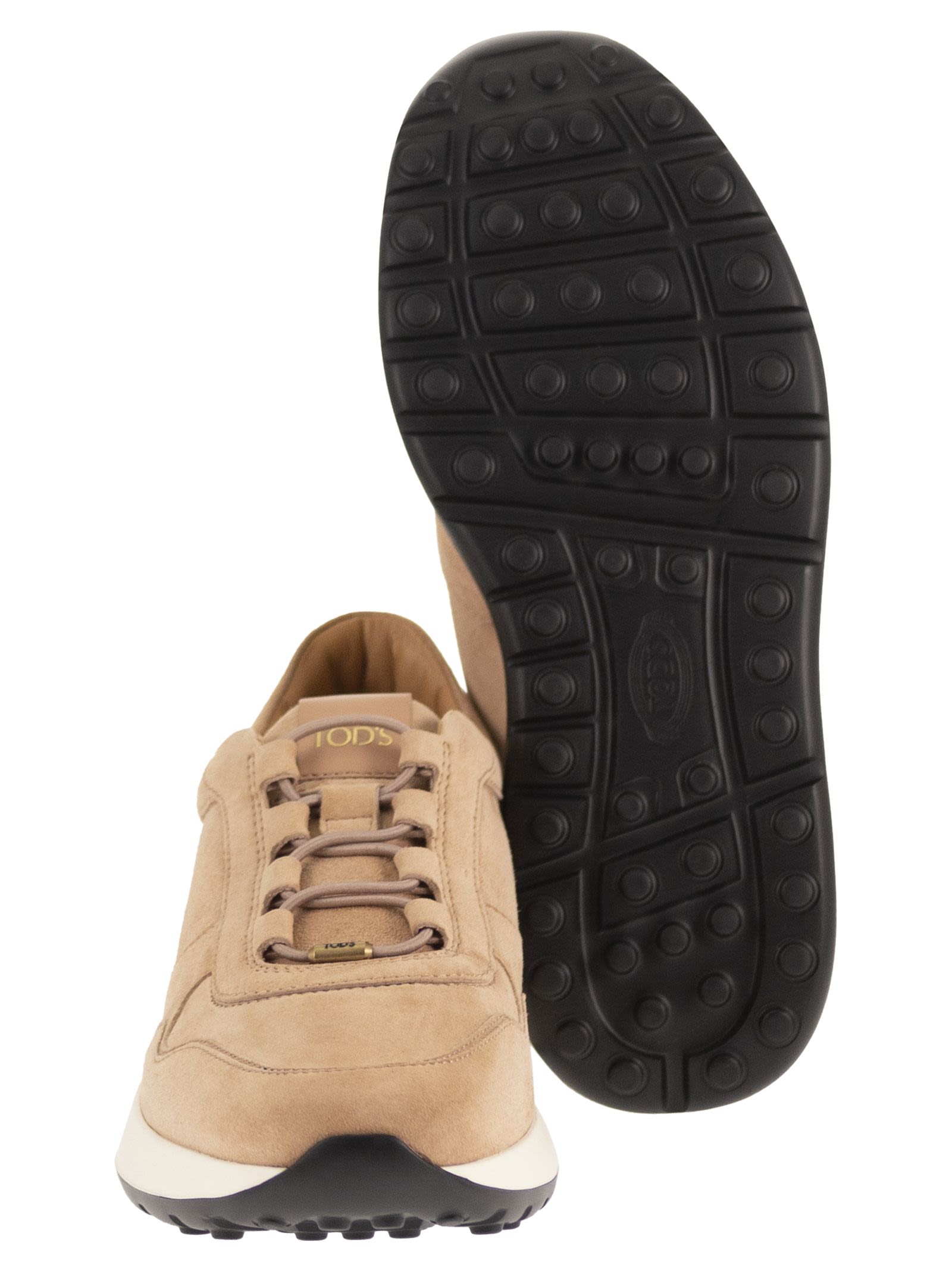 Tod's Women Goatskin Suede Sneakers TOD'S