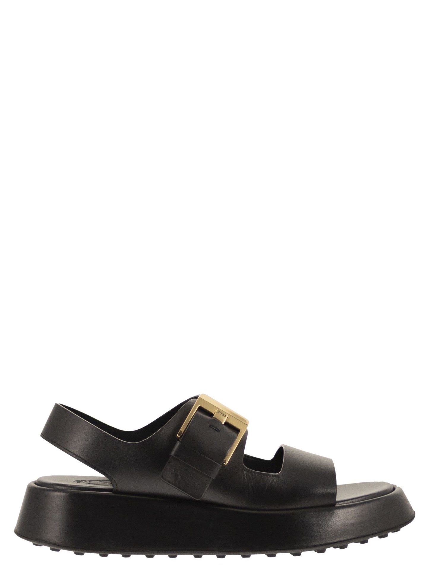 Tod's Women Leather Sandal With Buckle TOD'S