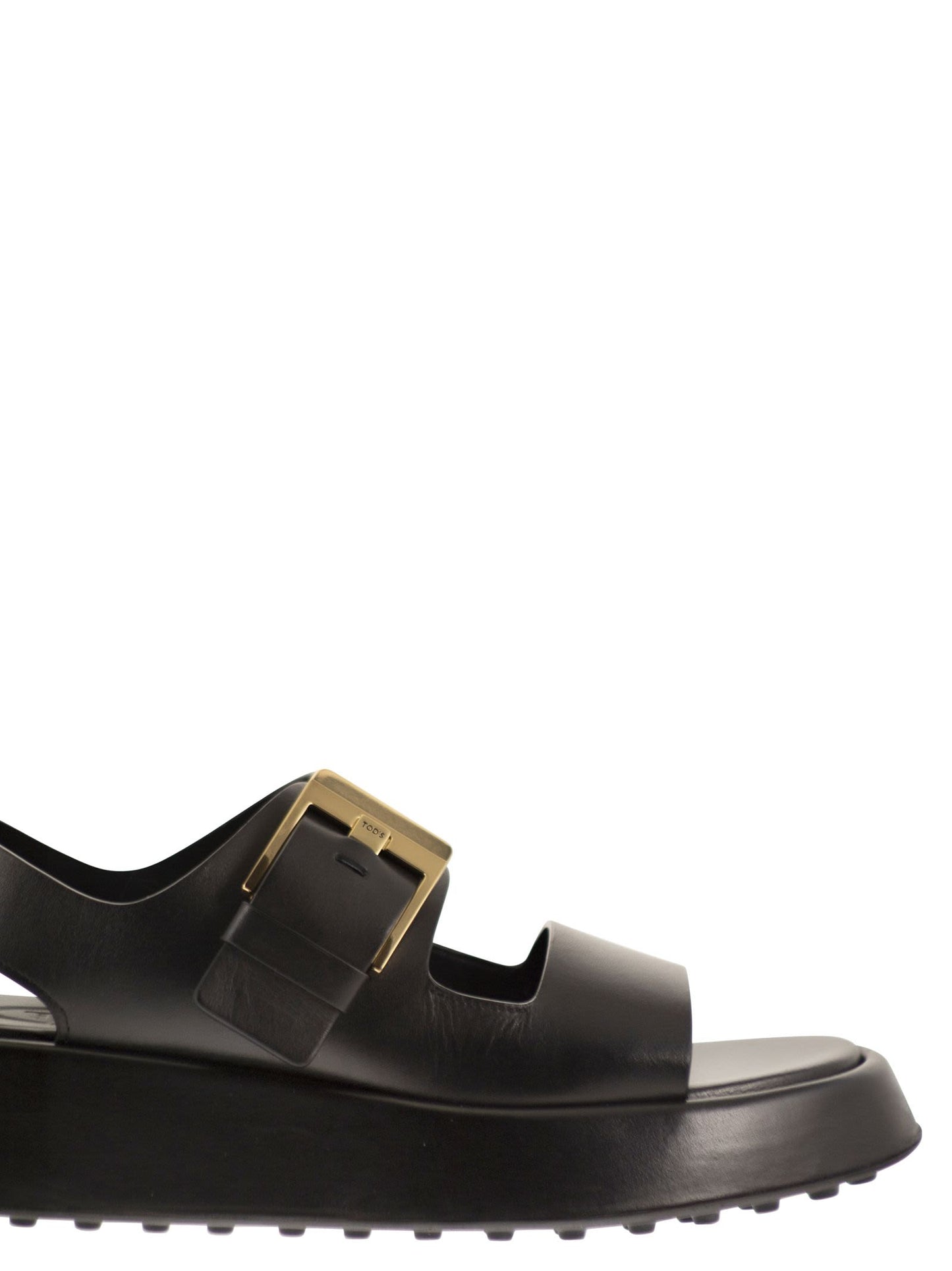 Tod's Women Leather Sandal With Buckle TOD'S