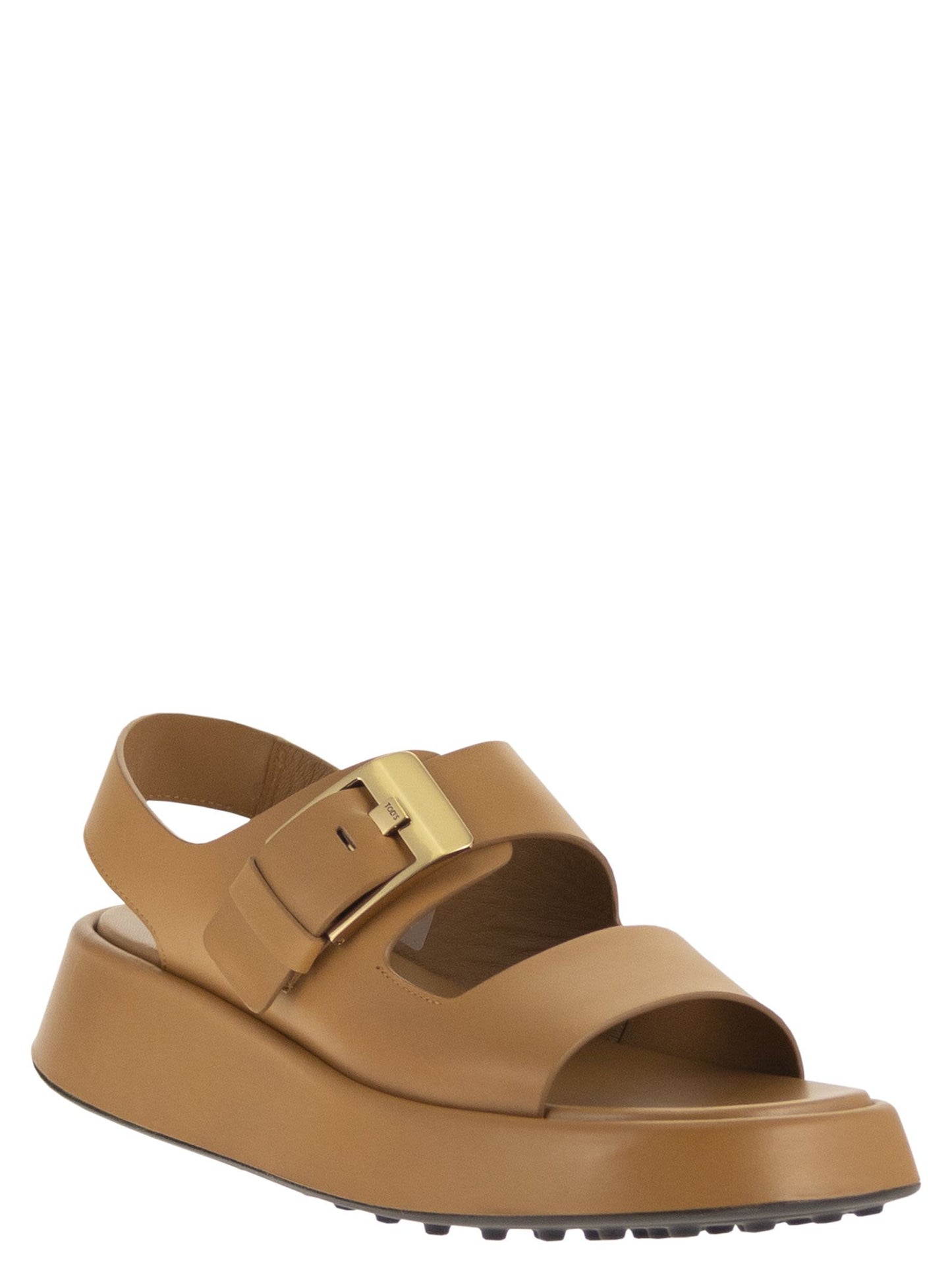 Tod's Women Leather Sandal With Buckle TOD'S