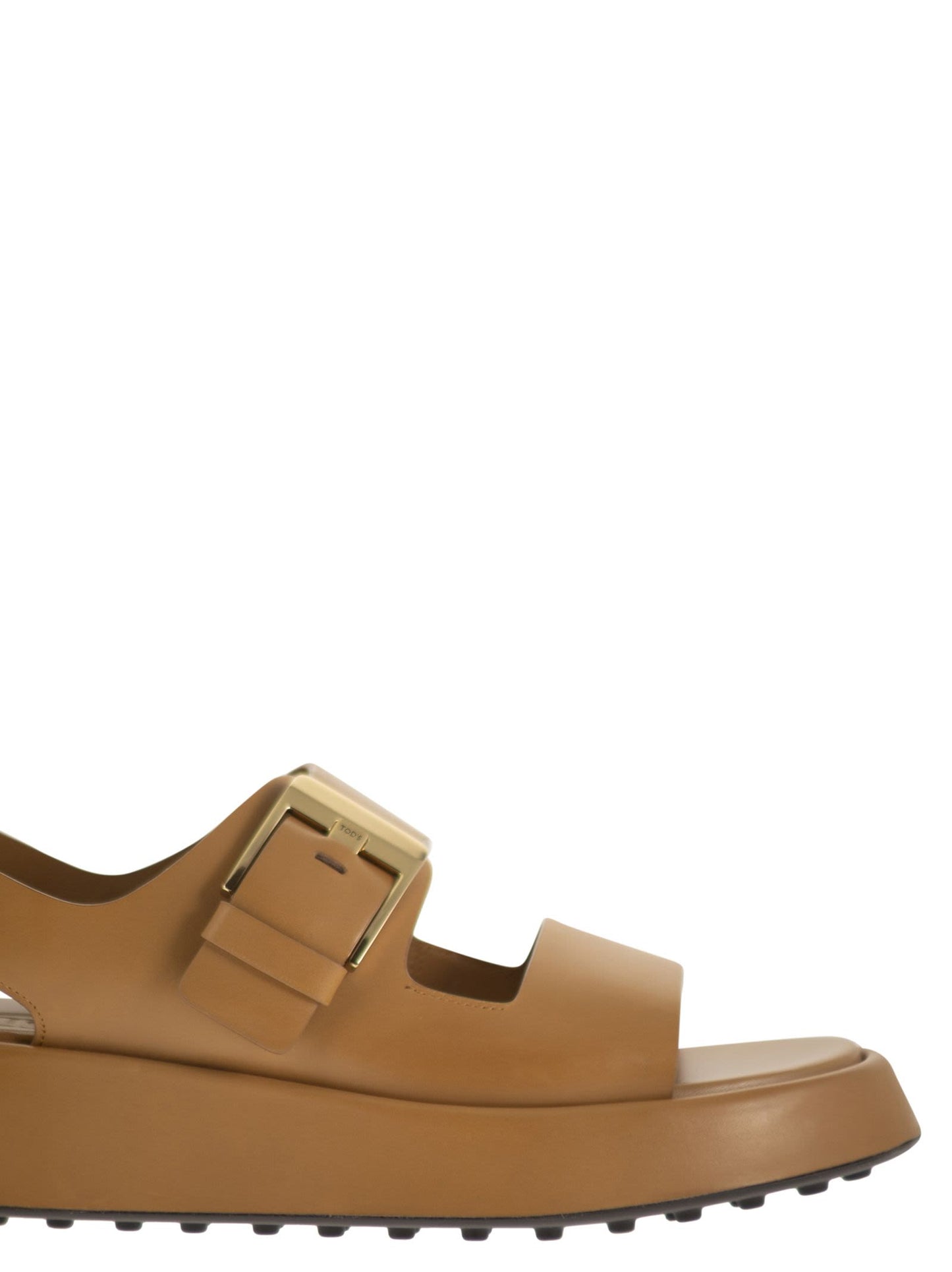 Tod's Women Leather Sandal With Buckle TOD'S