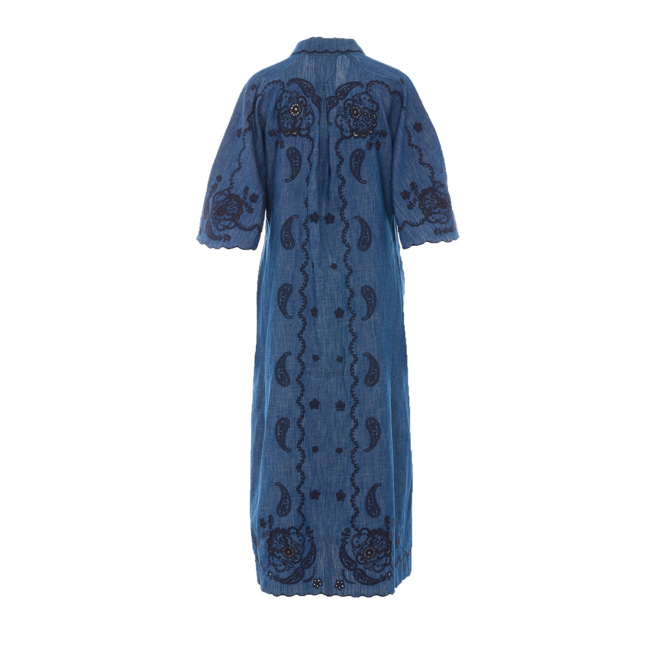 Zimmermann Women Aster Embroidered Midi Dress ZIMMERMANN