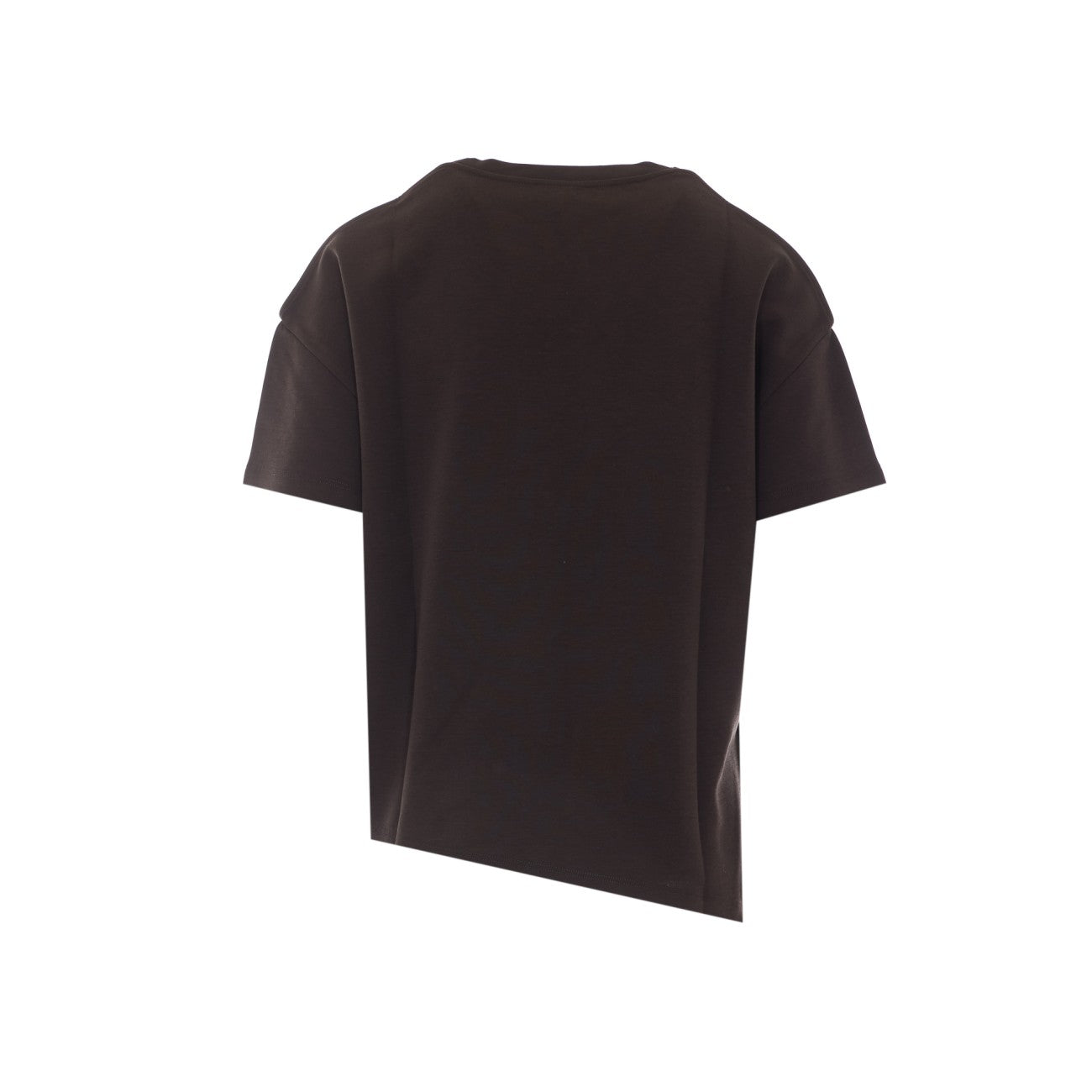 Loewe Women Asymmetric T-Shrit With Mini Anagram Logo LOEWE