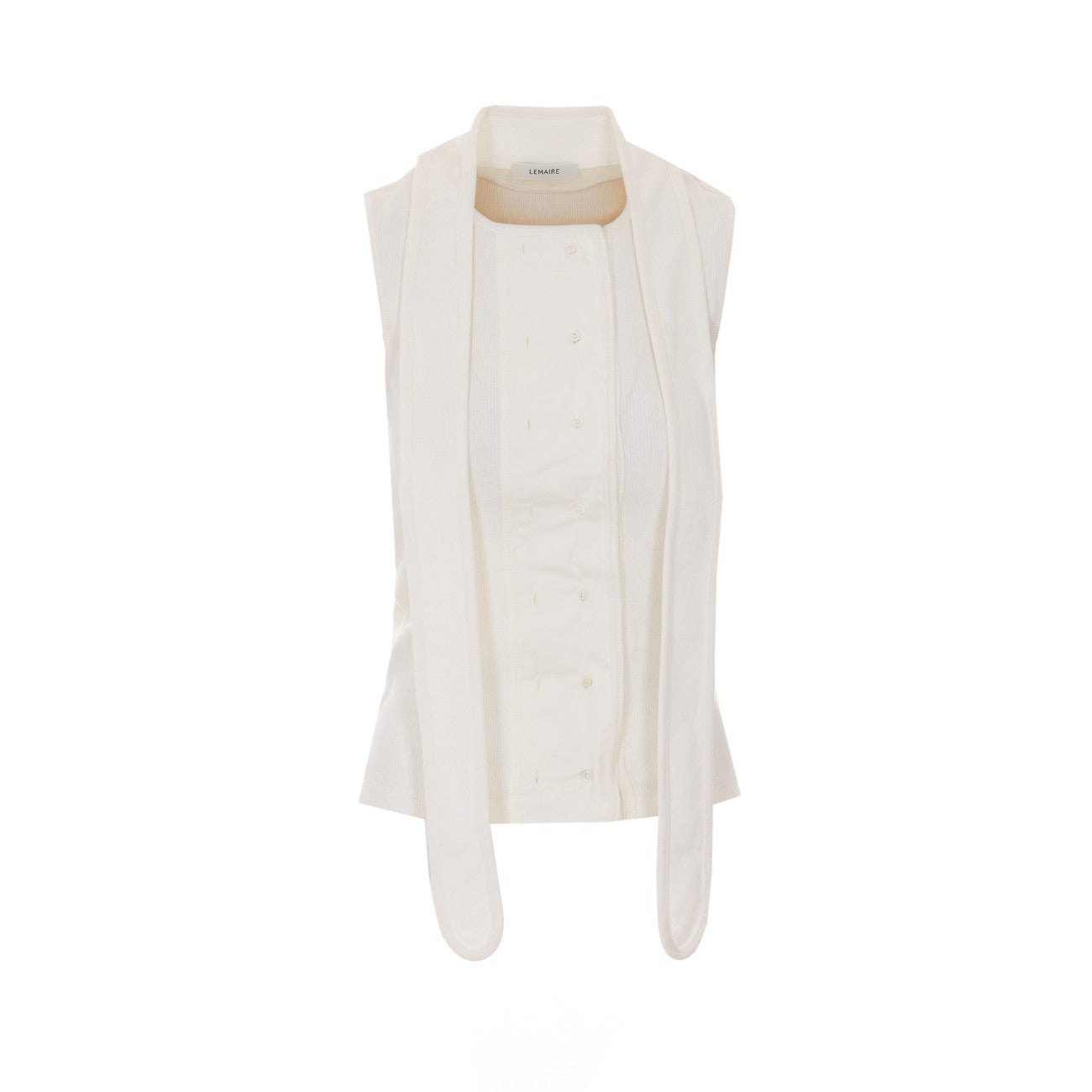 Lemaire Women Asymmetrical Fitted Top LEMAIRE