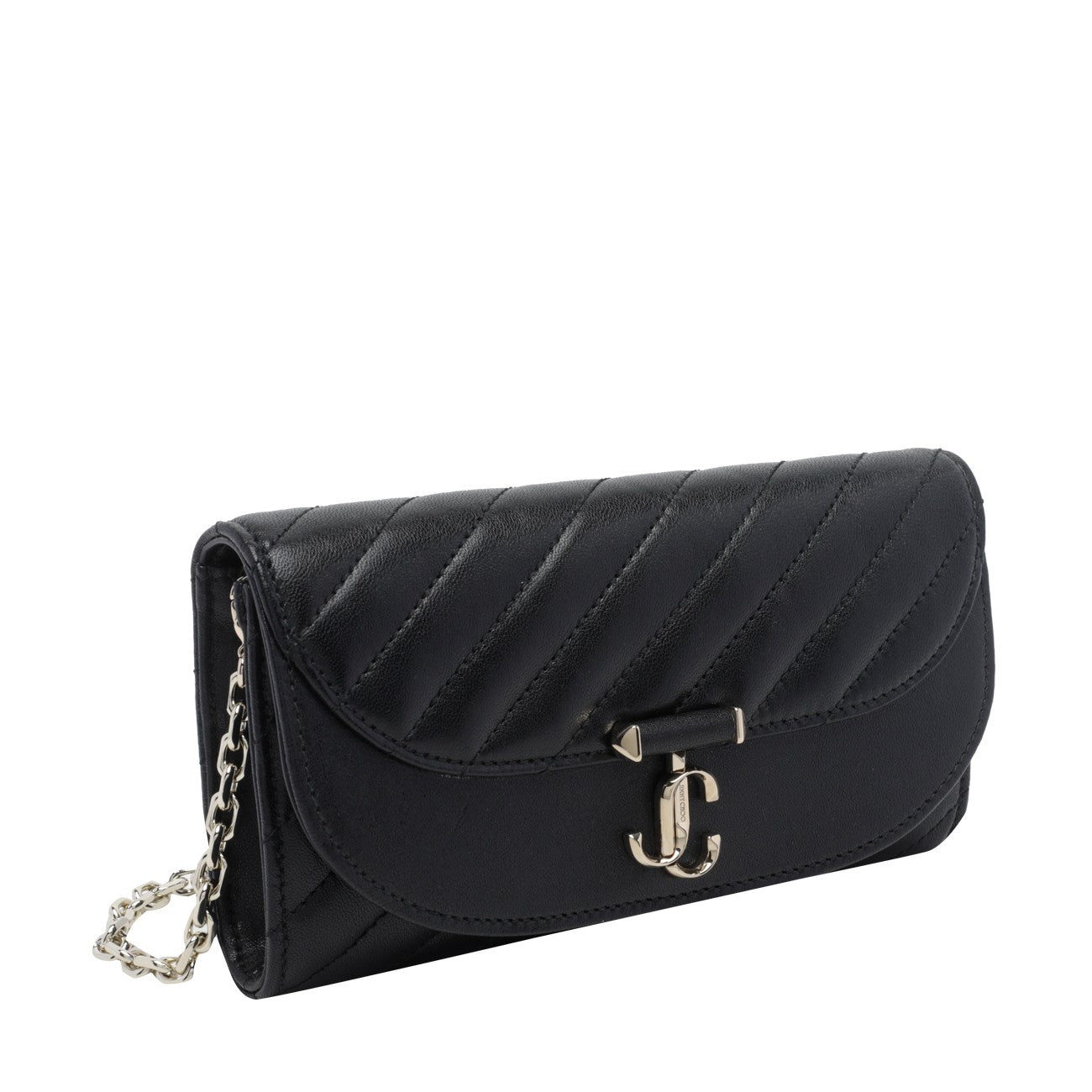 Jimmy Choo Women Avenue Curve Chain Wallet JIMMY CHOO