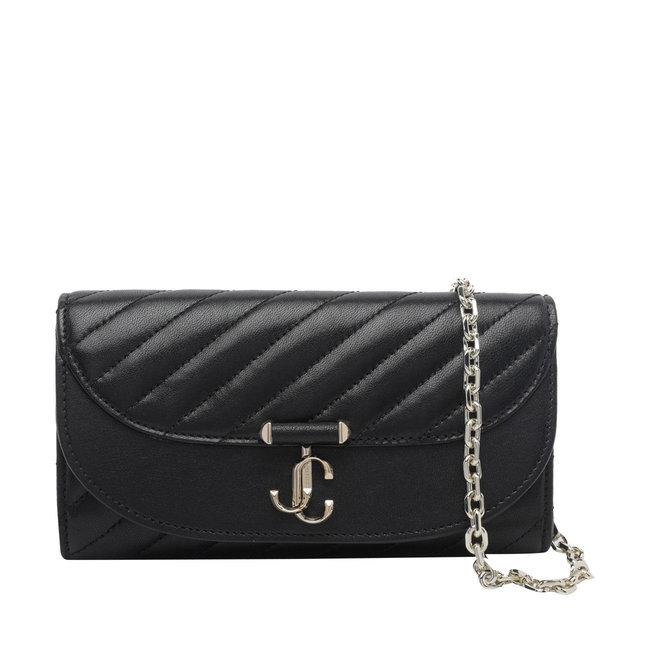 Jimmy Choo Women Avenue Curve Chain Wallet JIMMY CHOO